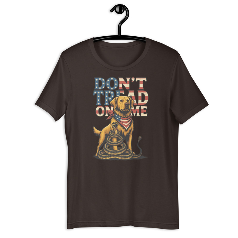 Don't Tread On Me Golden T-Shirt