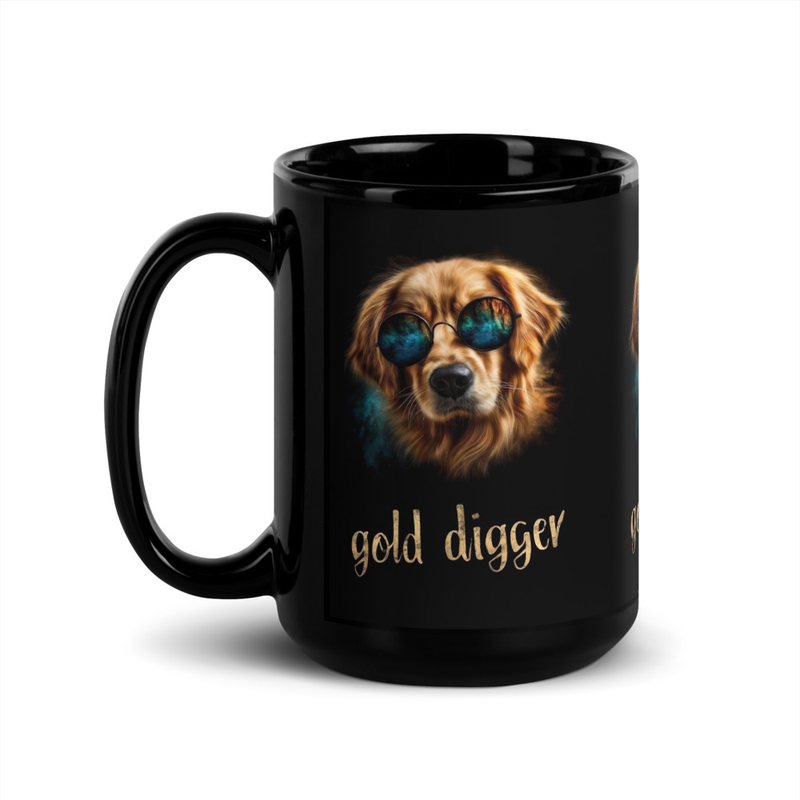 Gold Digger Glossy Mug