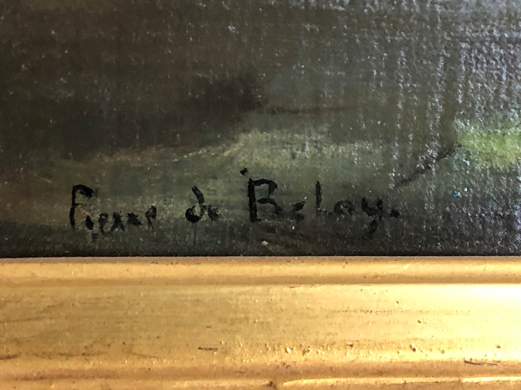 Huile sur toile signée par Pierre de BELAY