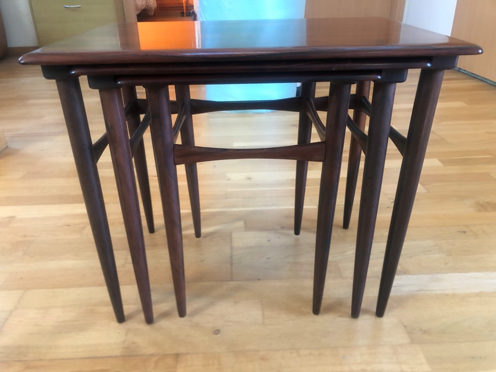 Table gigogne scandinave par Kai KRISTIANSEN 1950