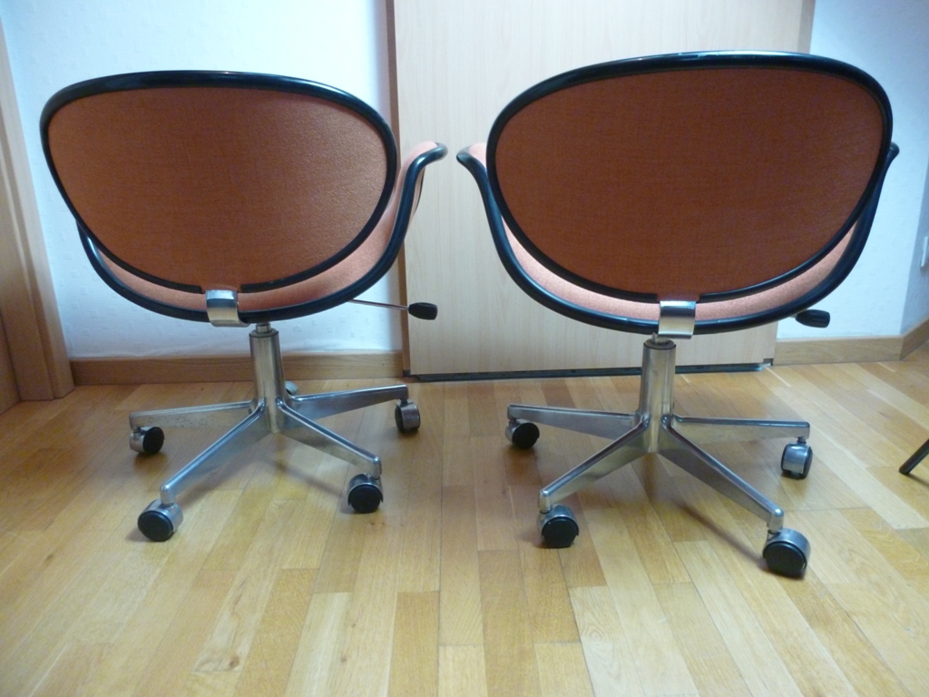 2 fauteuils Tulipe par Pierre PAULIN éditeur ARTIFORT Années 50-60