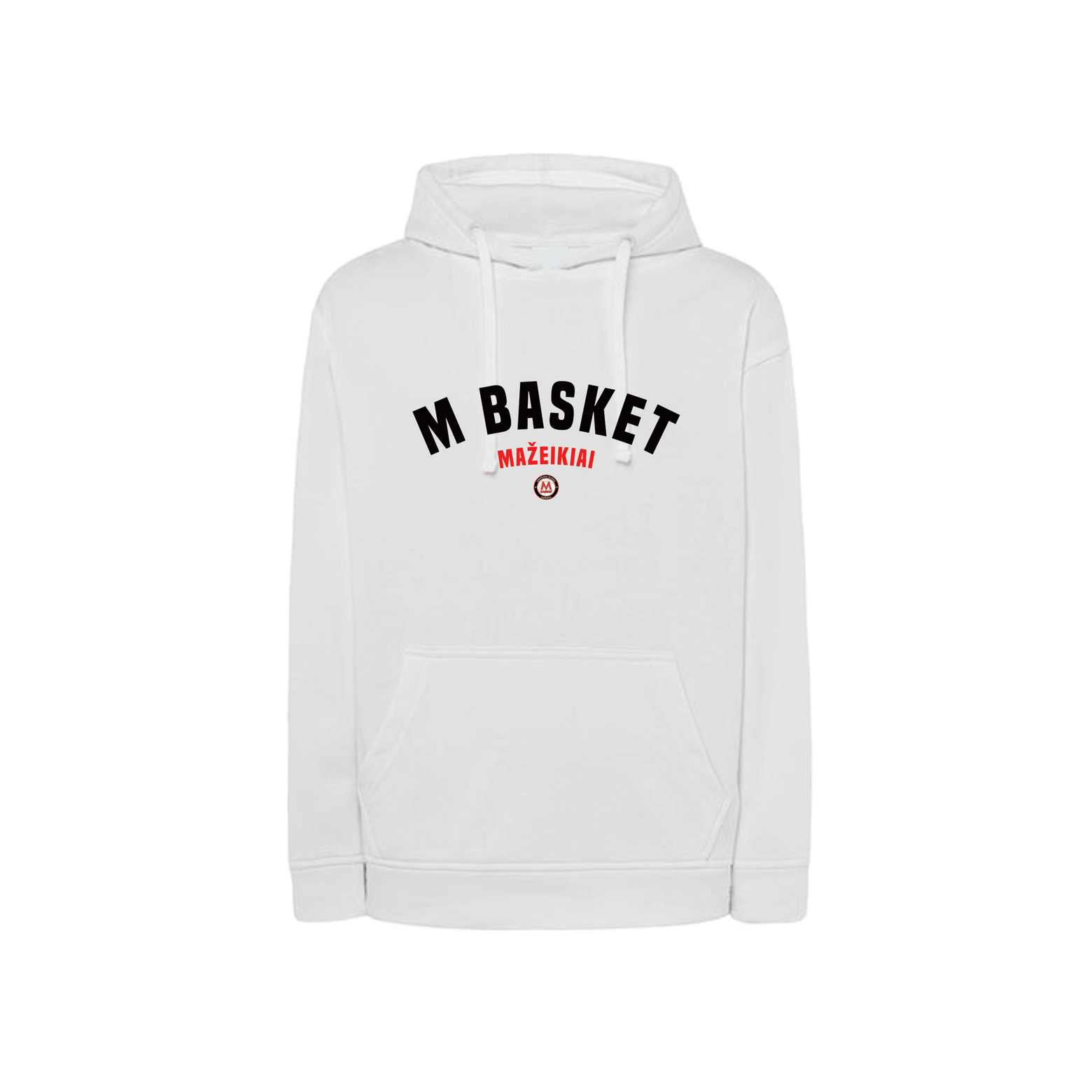 Džemperis baltas M Basket