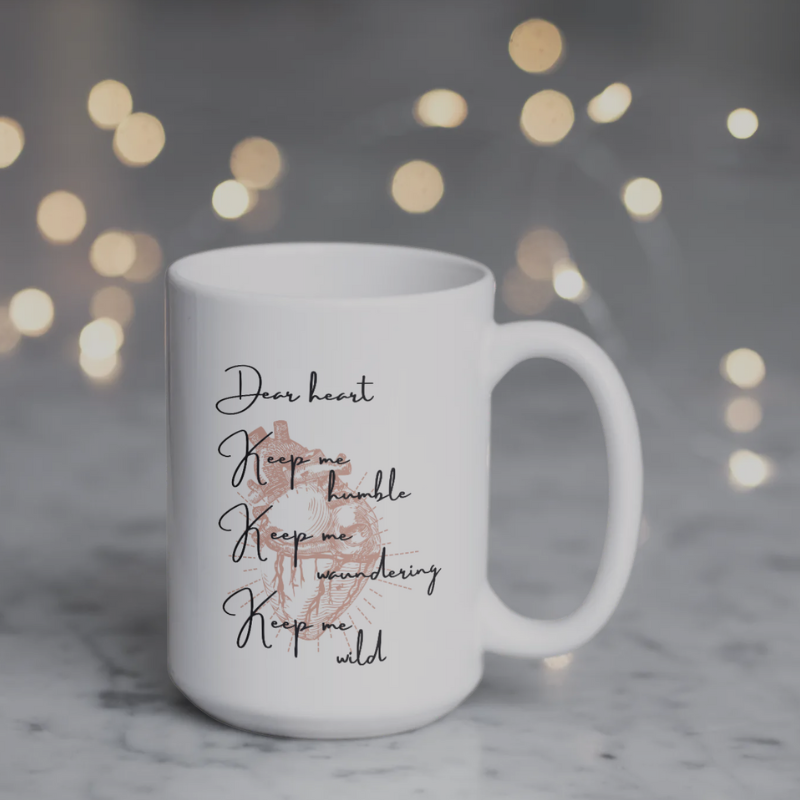 Dear Heart 15 oz Poetry Mug