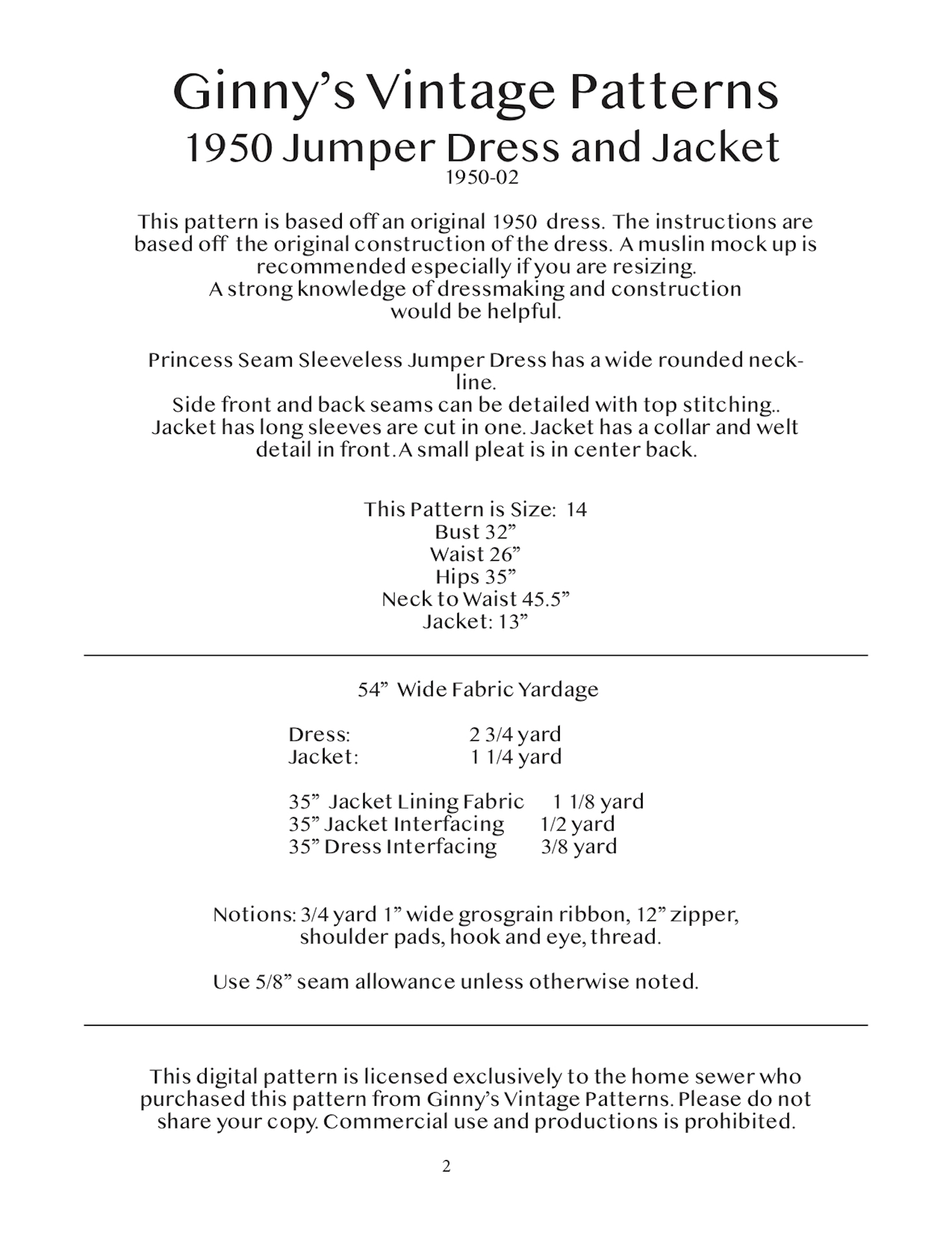 1950 Jumper Dress and Jacket