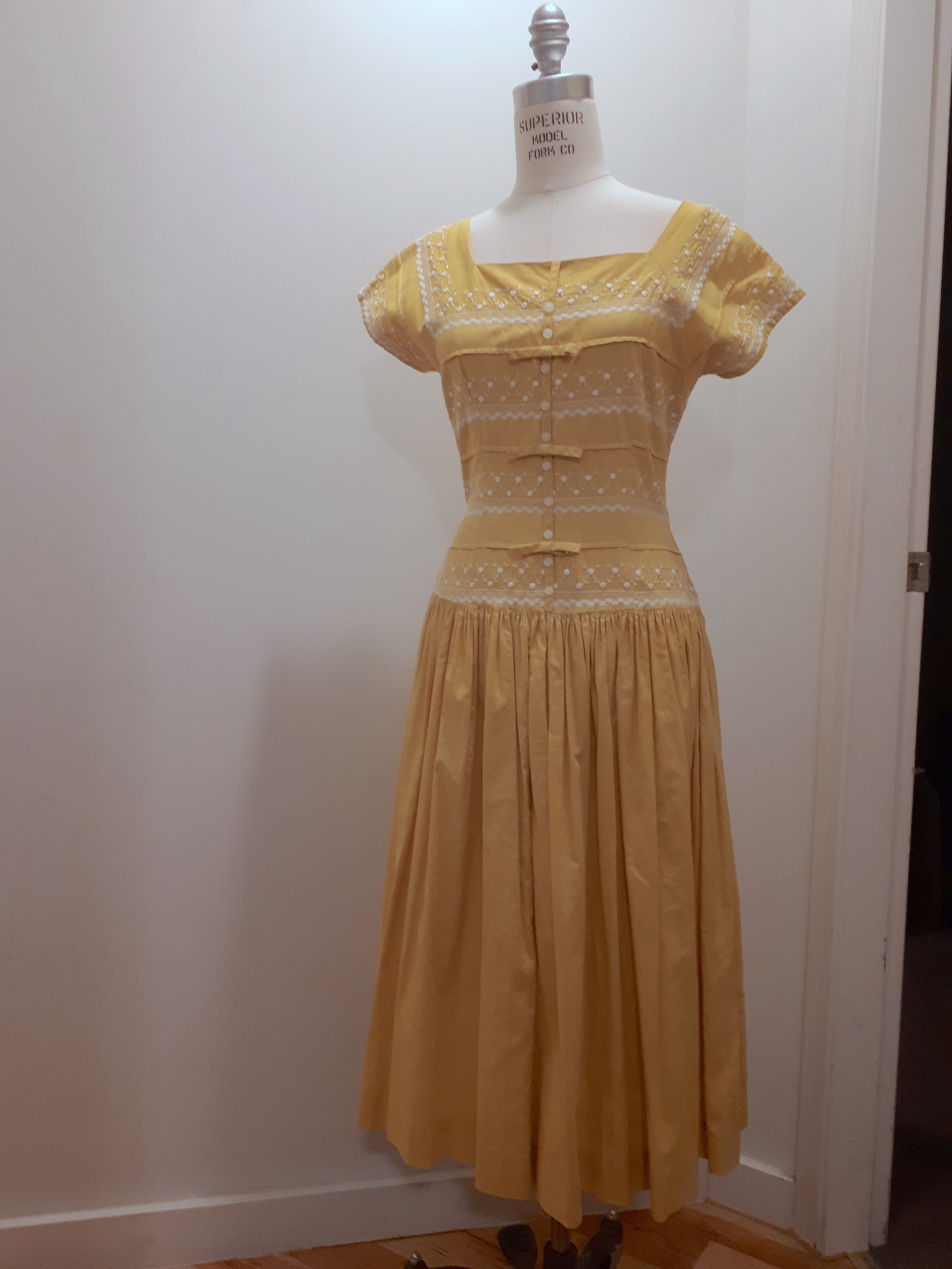 1955 Dropped Waist Dress 