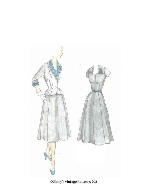 1951 Dress and Fitted Jacket