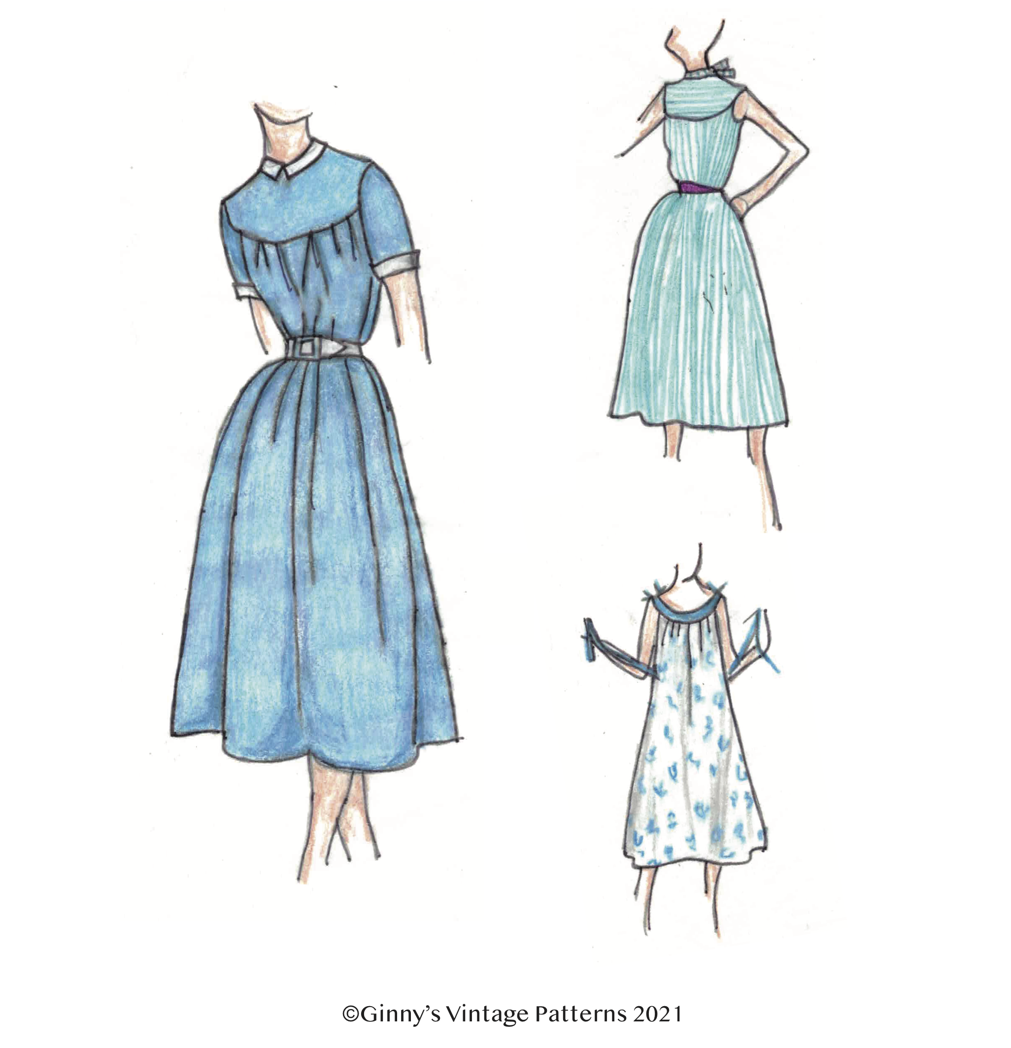 1953 One Piece Dress