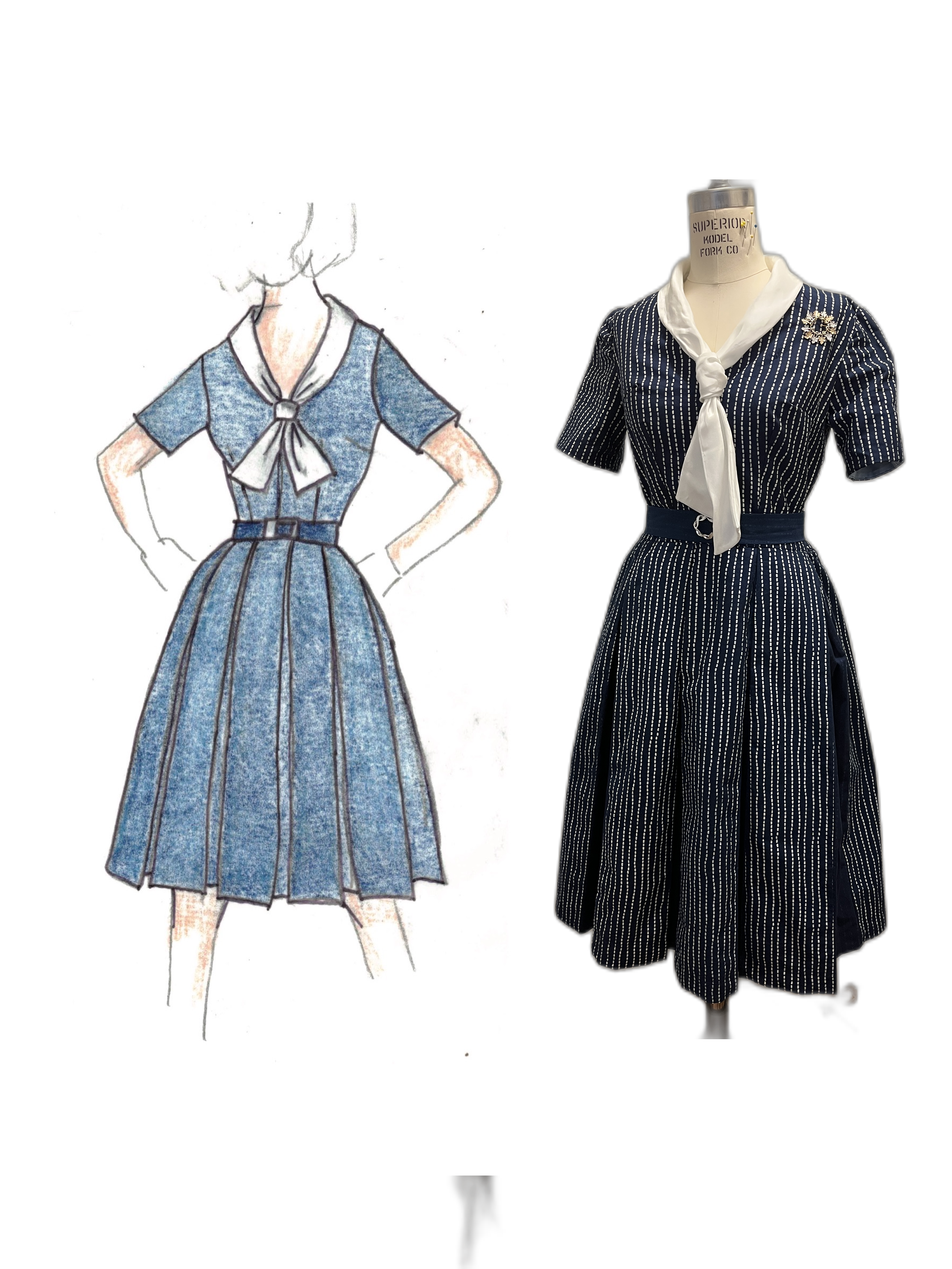 1960 Sailor Dress