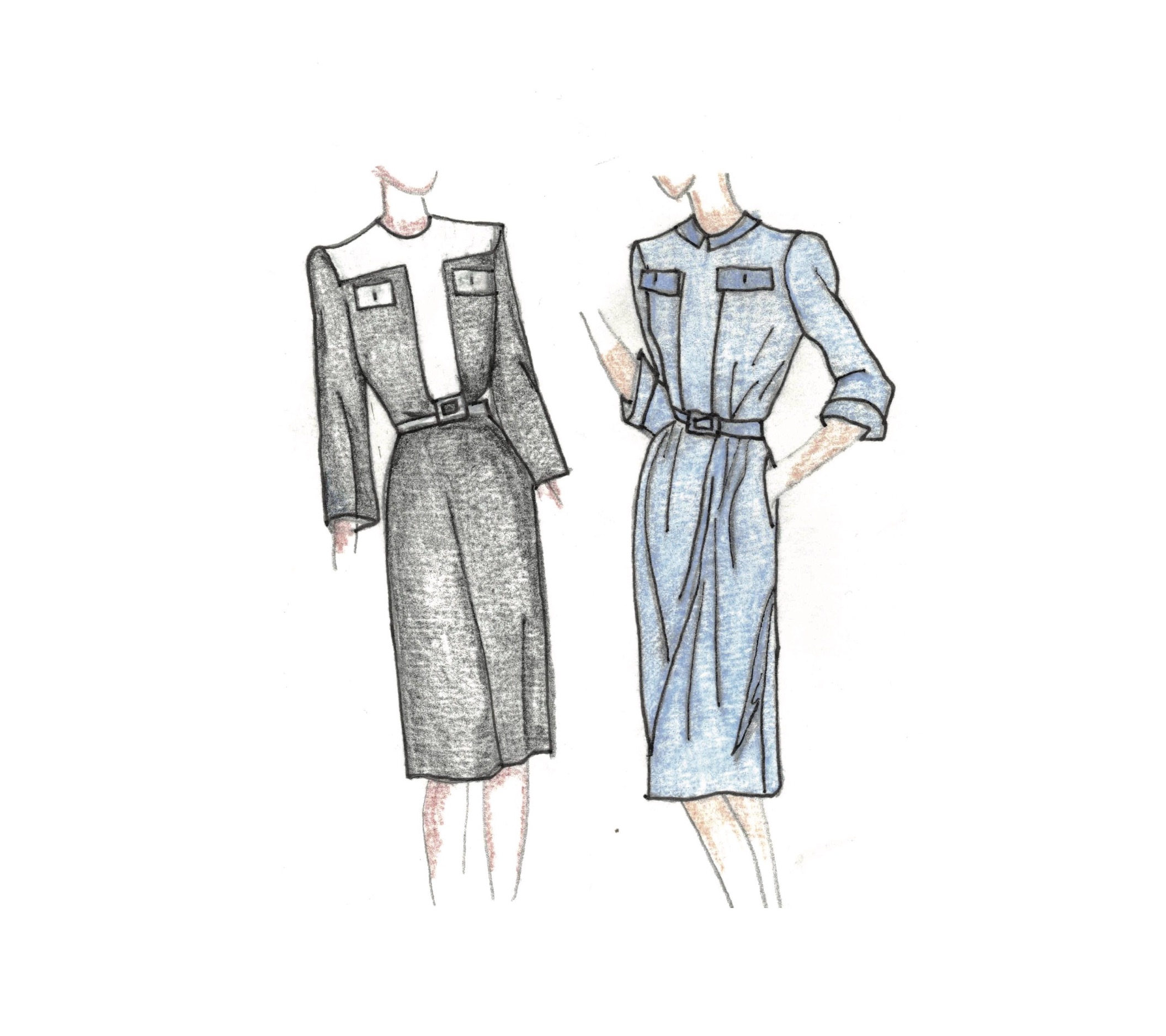 1941 Easy to Make Dress