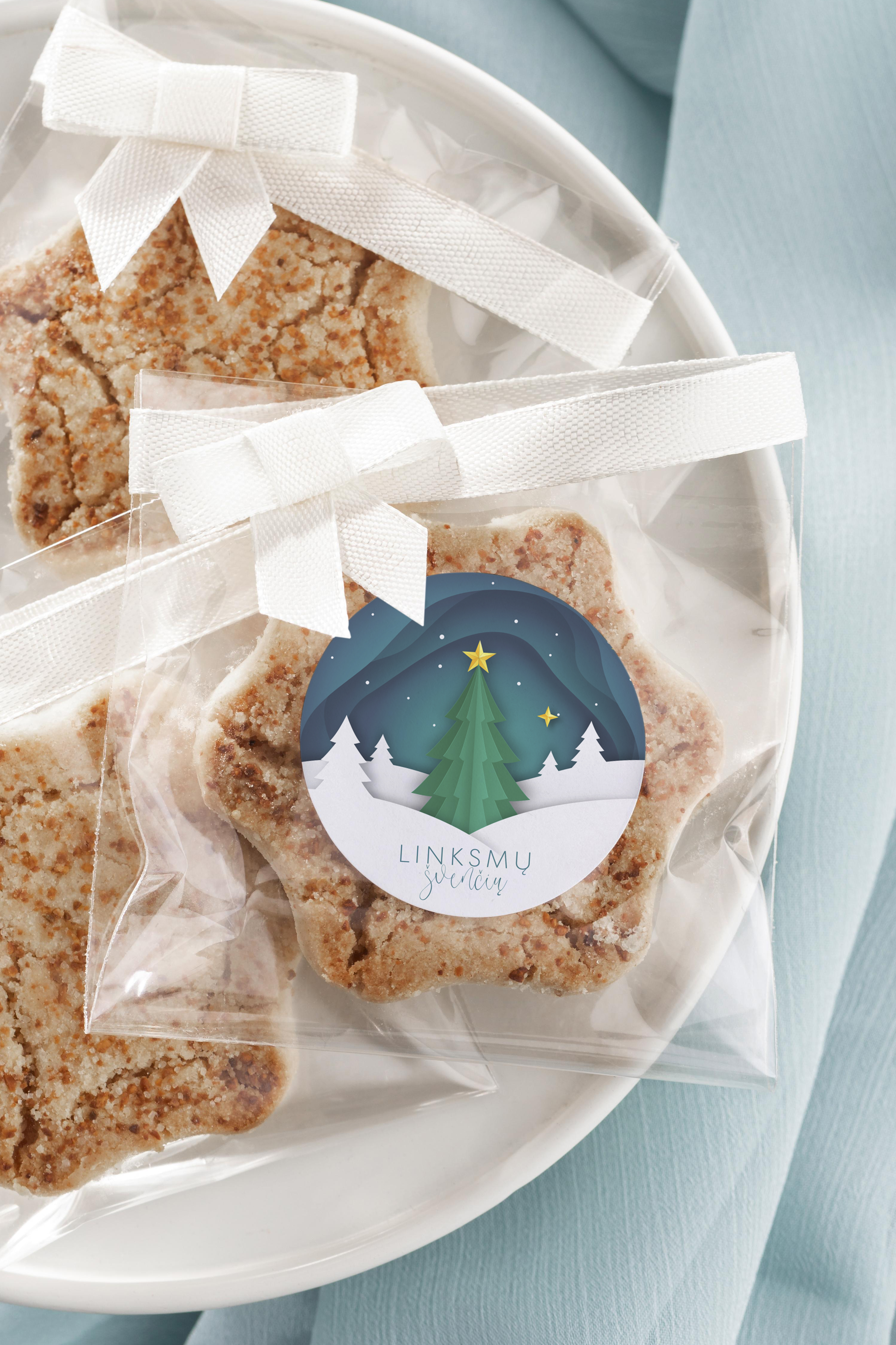 Lipdukai "Linksmų švenčių!"