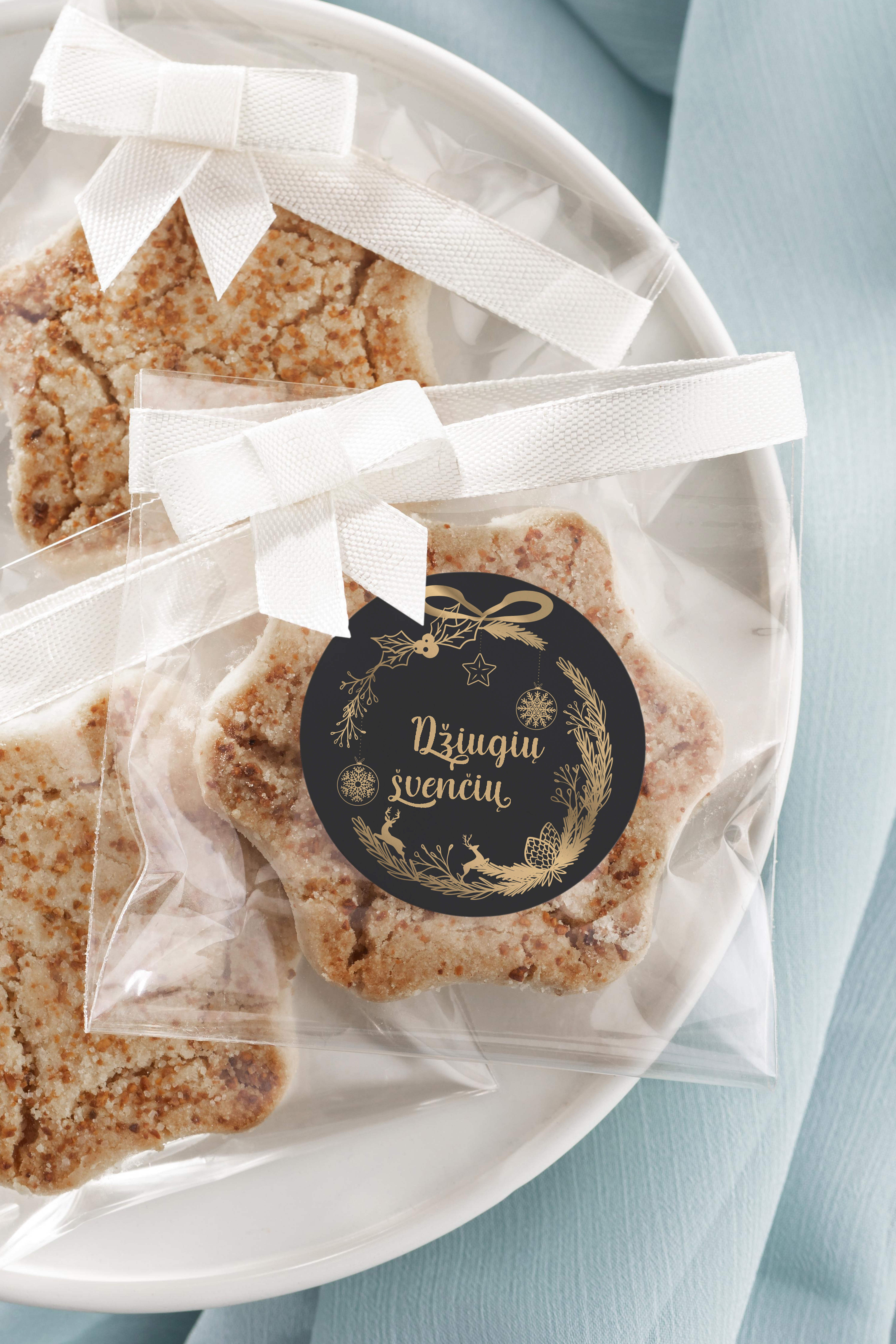 Lipdukai "Džiugių švenčių"