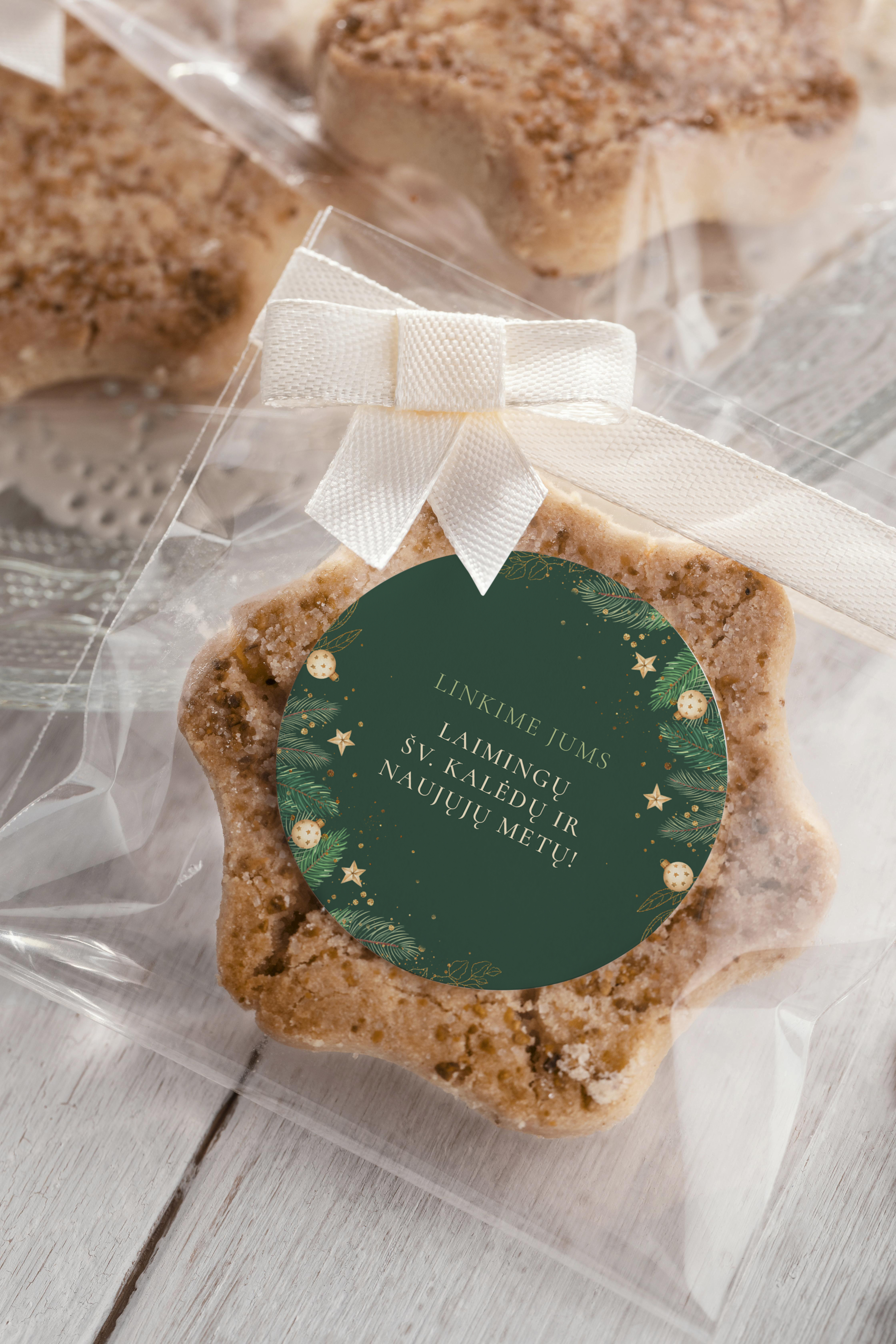 Lipdukai "Laimingų Šv. Kalėdų ir linksmų Naujųjų metų!"