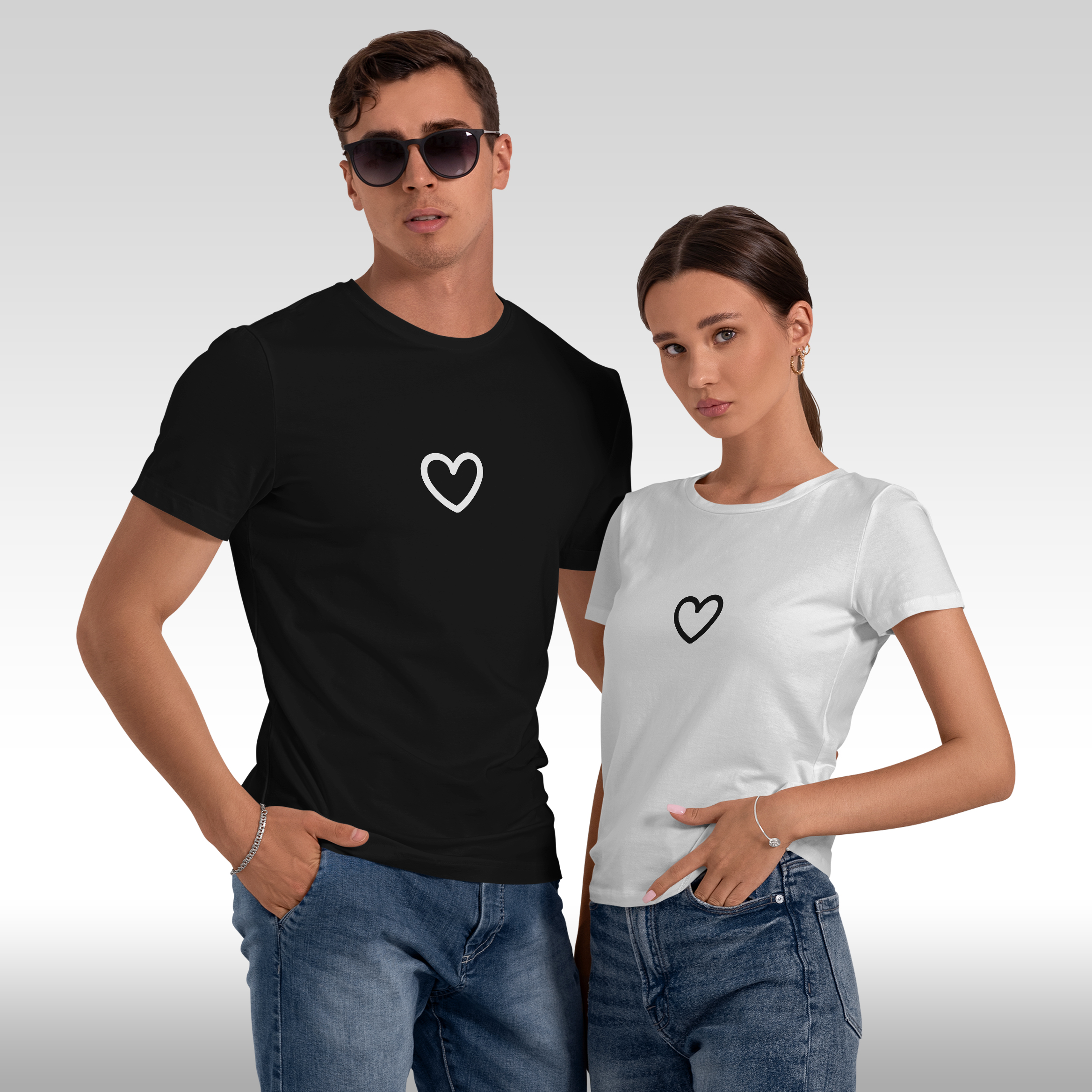 Marškinėliai "♡"