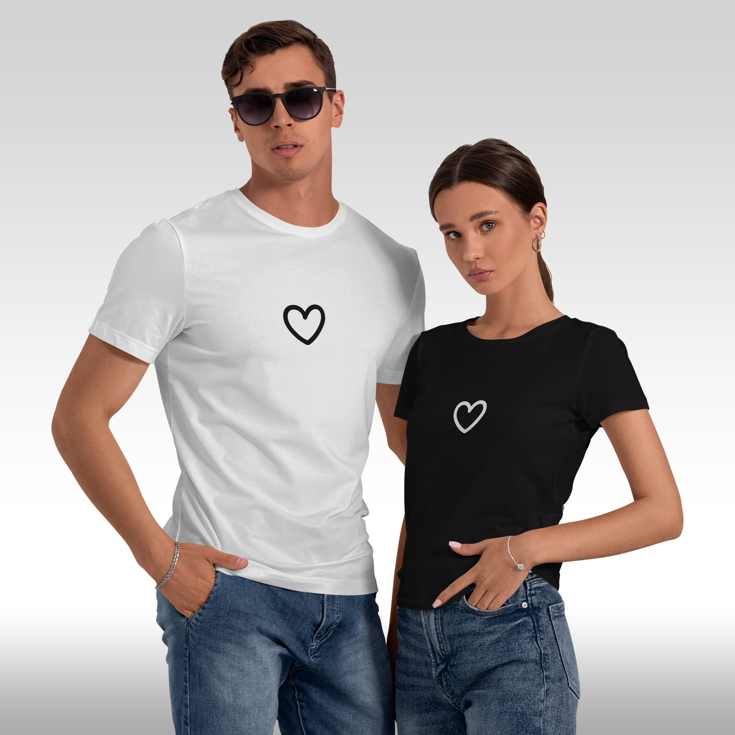 Marškinėliai "♡"