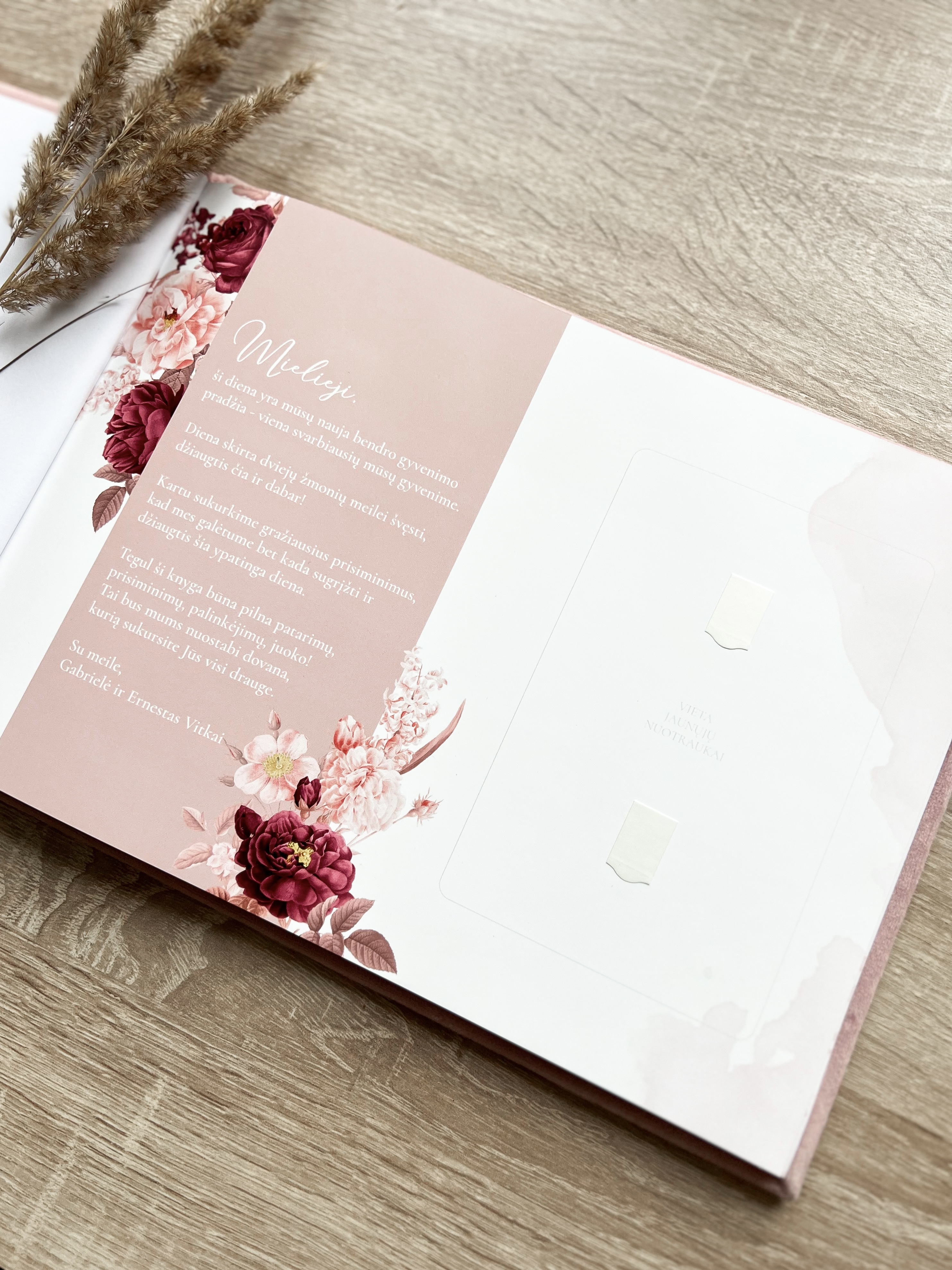 Palinkėjimų knyga "PINK" | 28x20cm