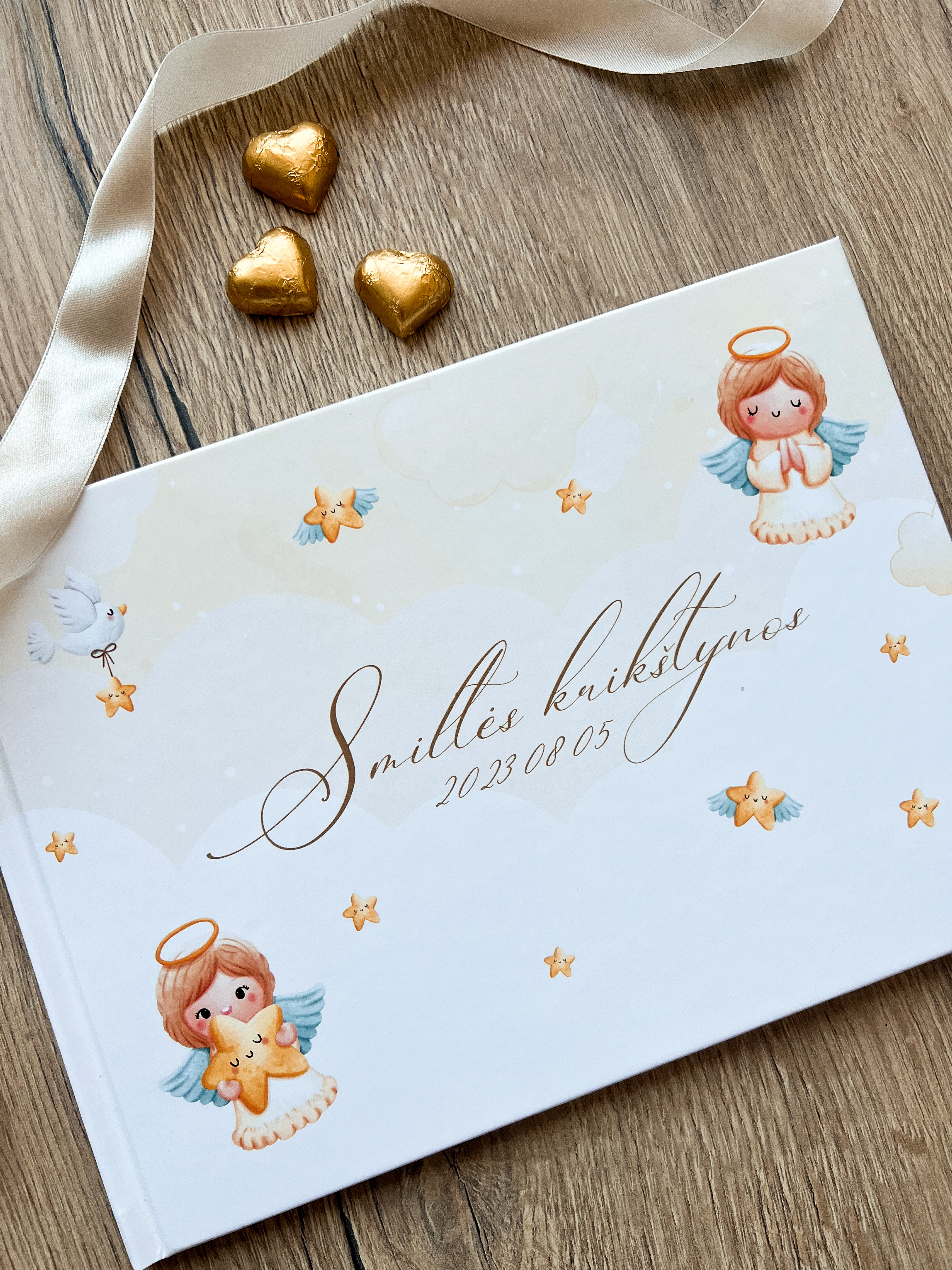 Palinkėjimų knyga "LITTLE ANGEL" | 28x20cm
