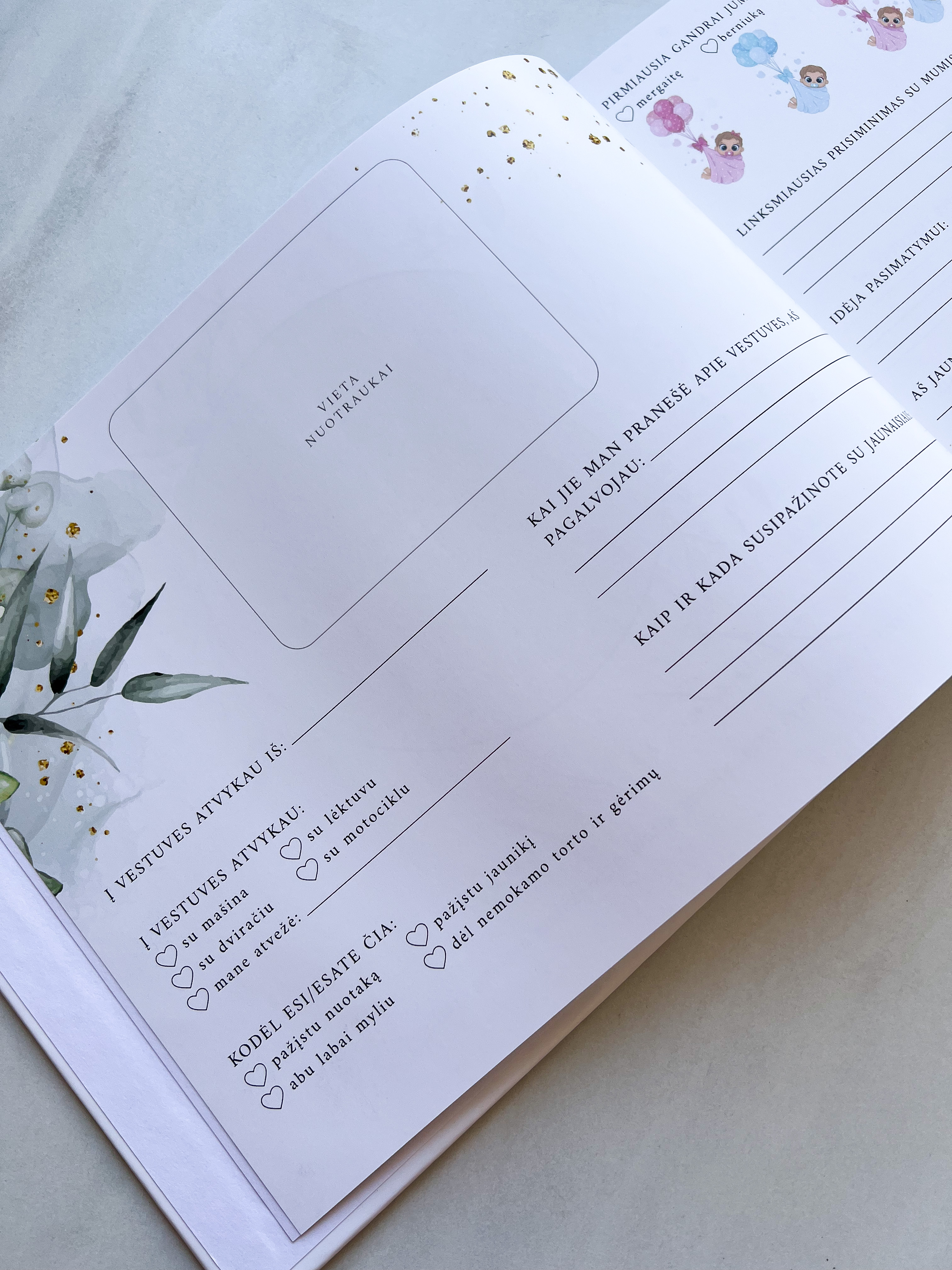 Palinkėjimų knyga "ŠAKELĖS" | 28x20cm