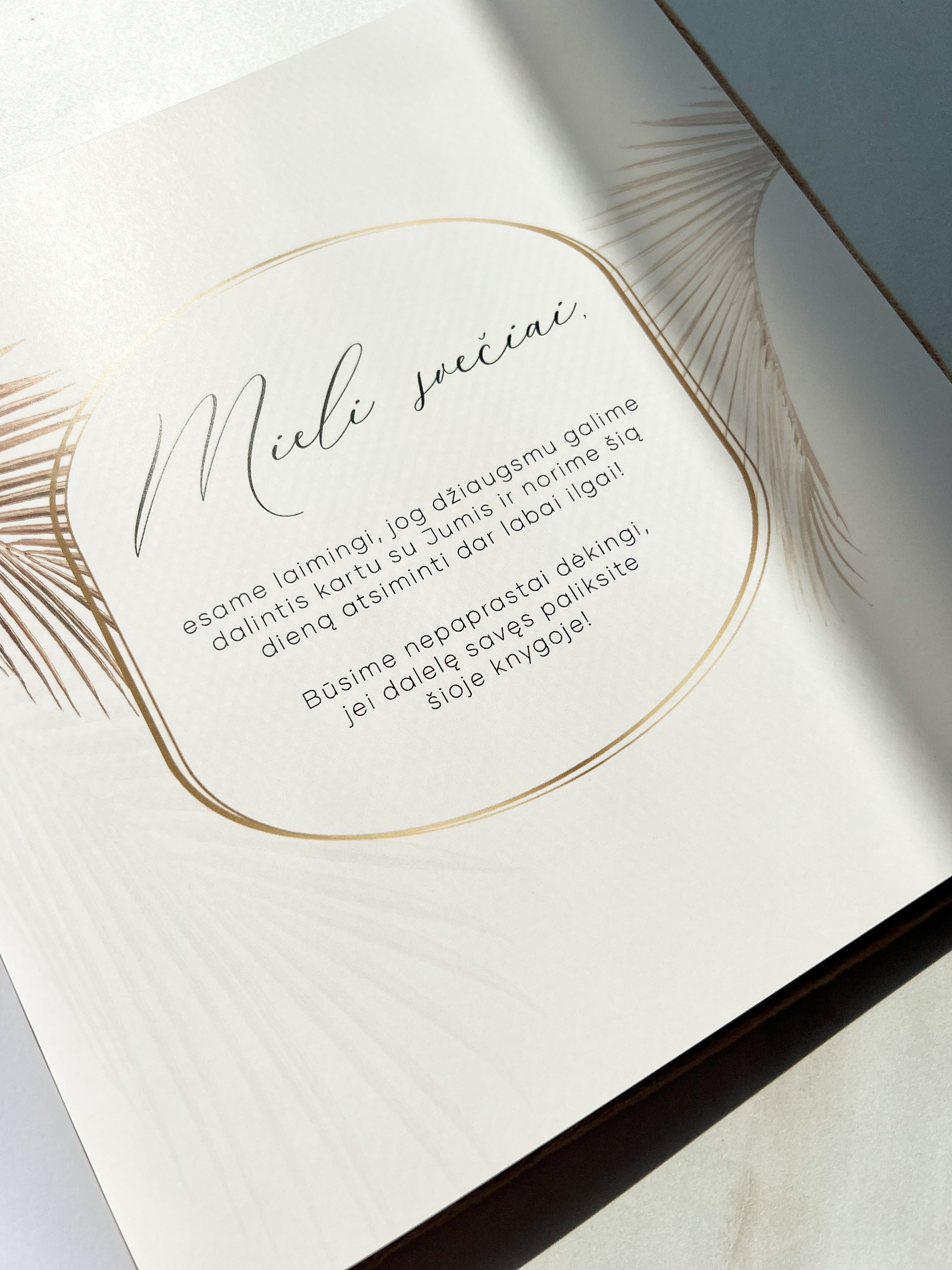 Palinkėjimų knyga "DYKUMA" | 20x20cm