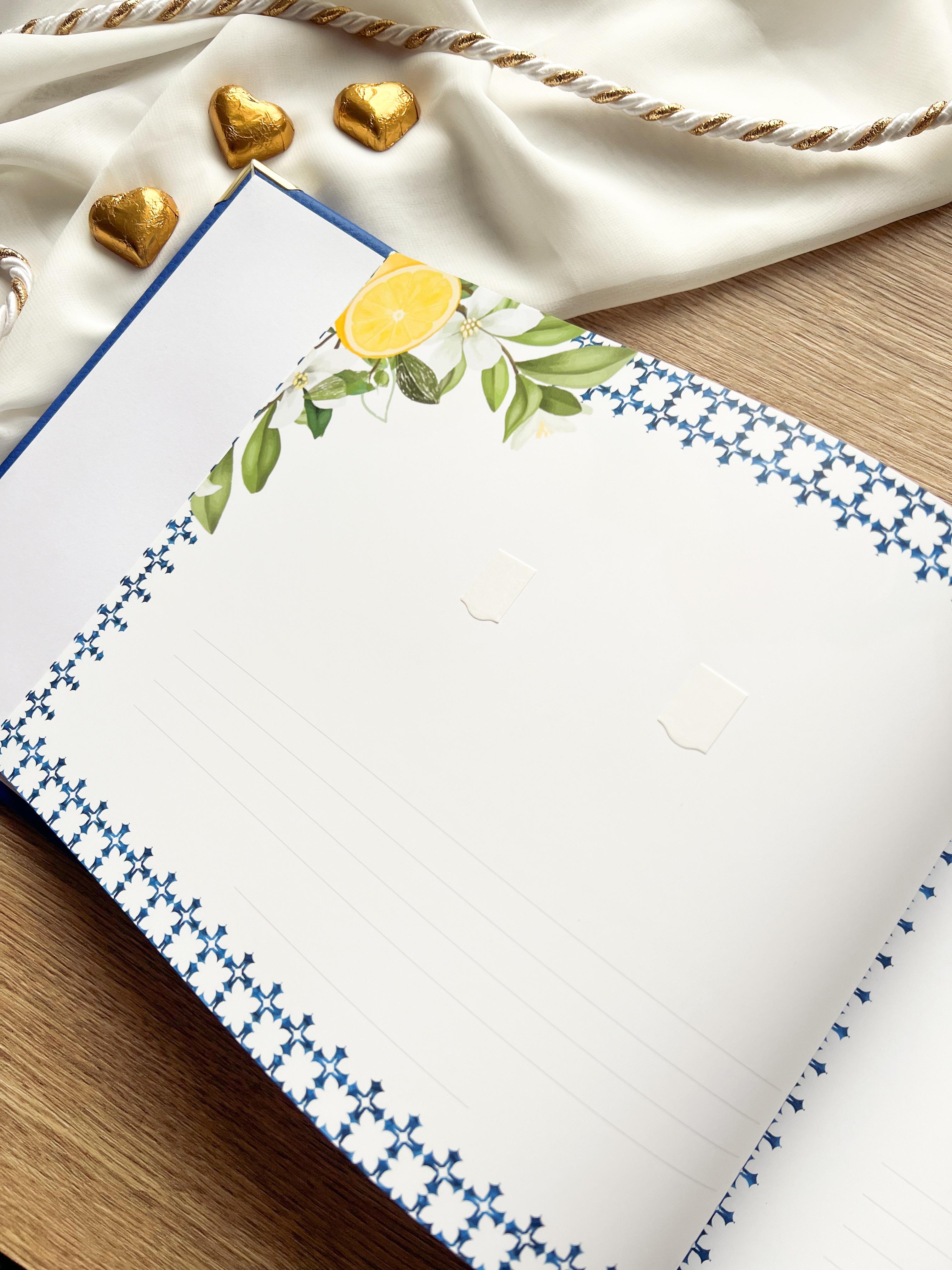 Palinkėjimų knyga "LEMON" | 28x20cm