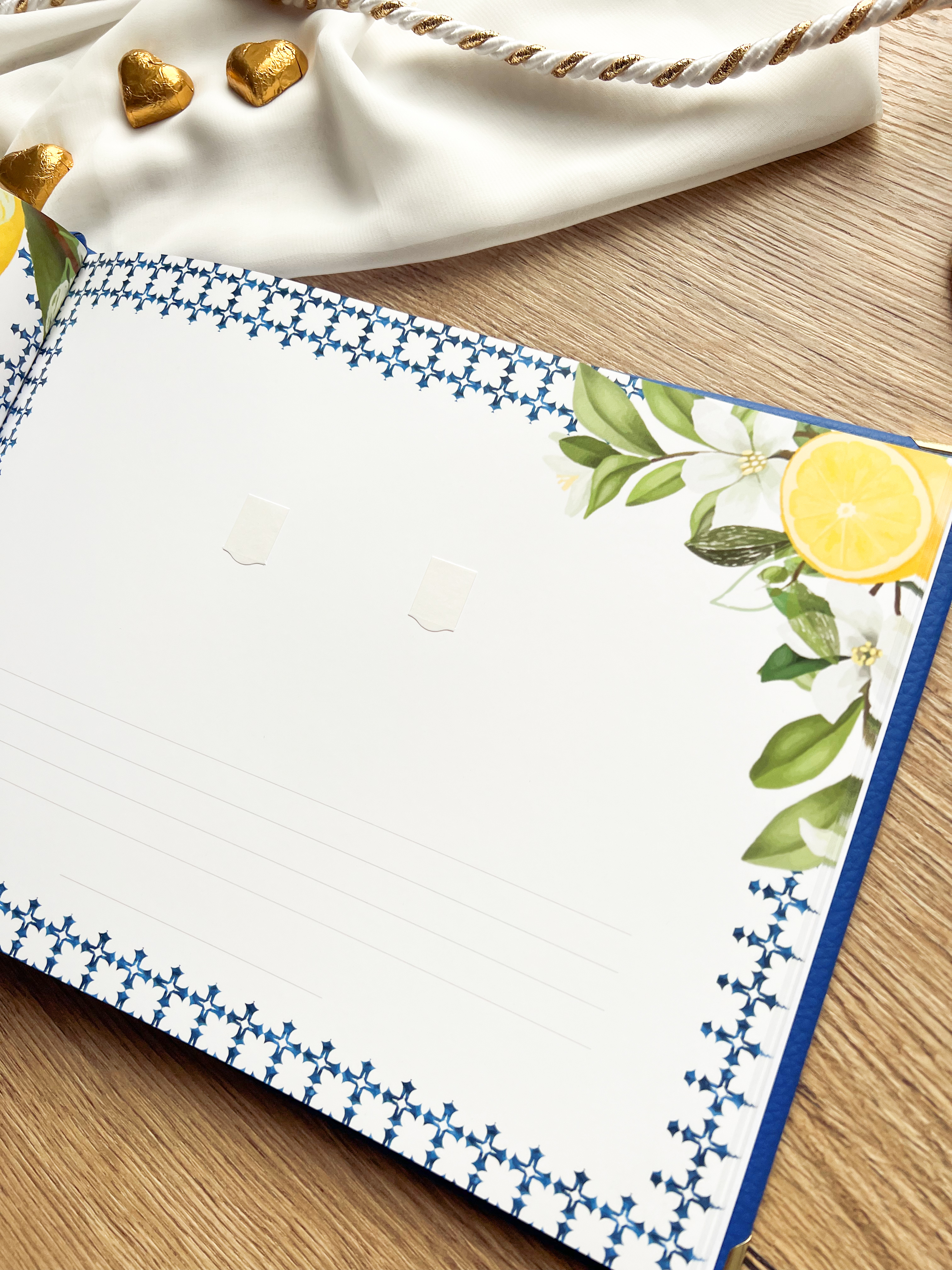 Palinkėjimų knyga "LEMON" | 28x20cm