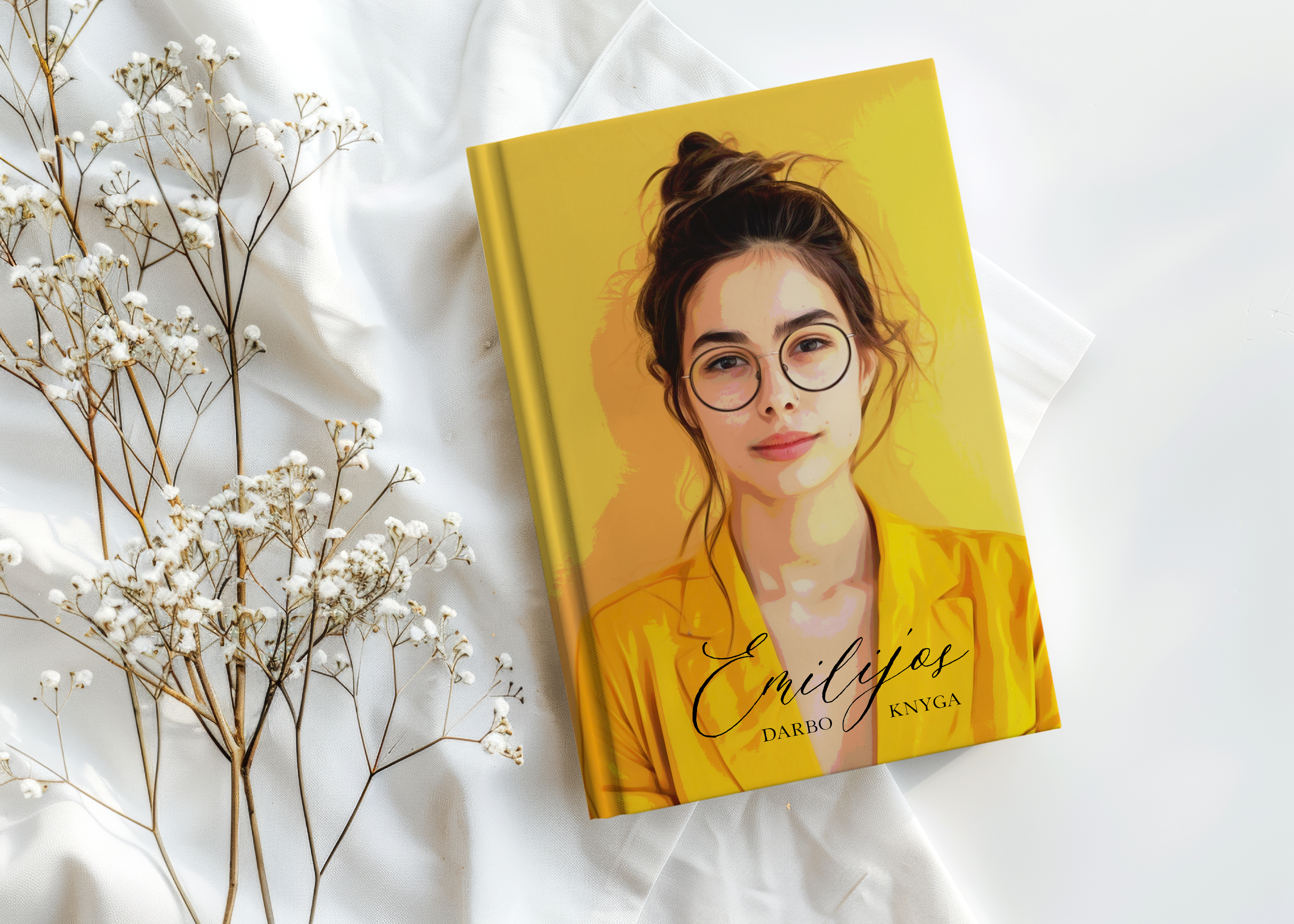 A5 darbo knyga su Jūsų nuotrauka-piešiniu