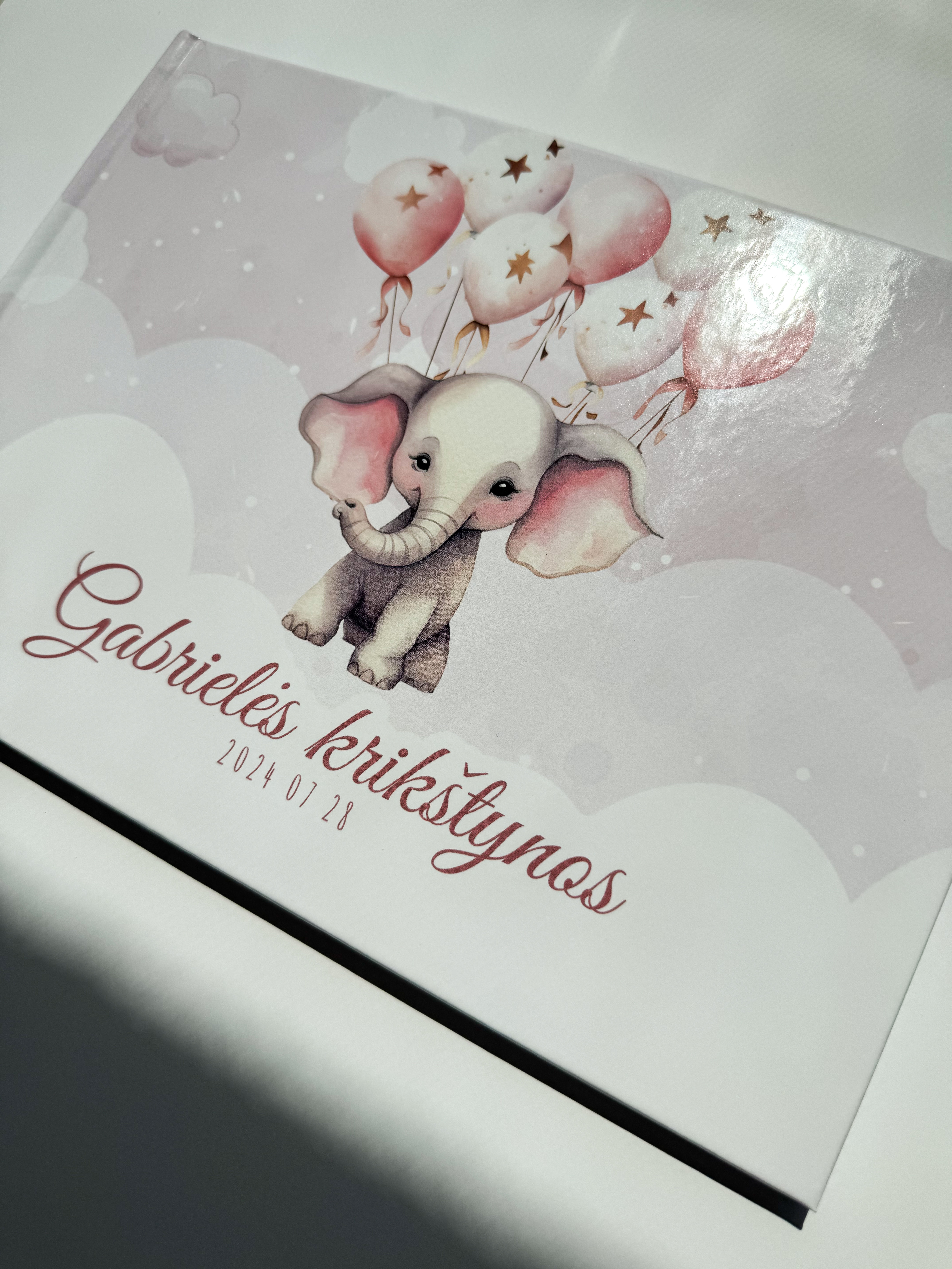 Palinkėjimų knyga "ROŽINIAI DRAMBLIUKAI" | 28x20cm