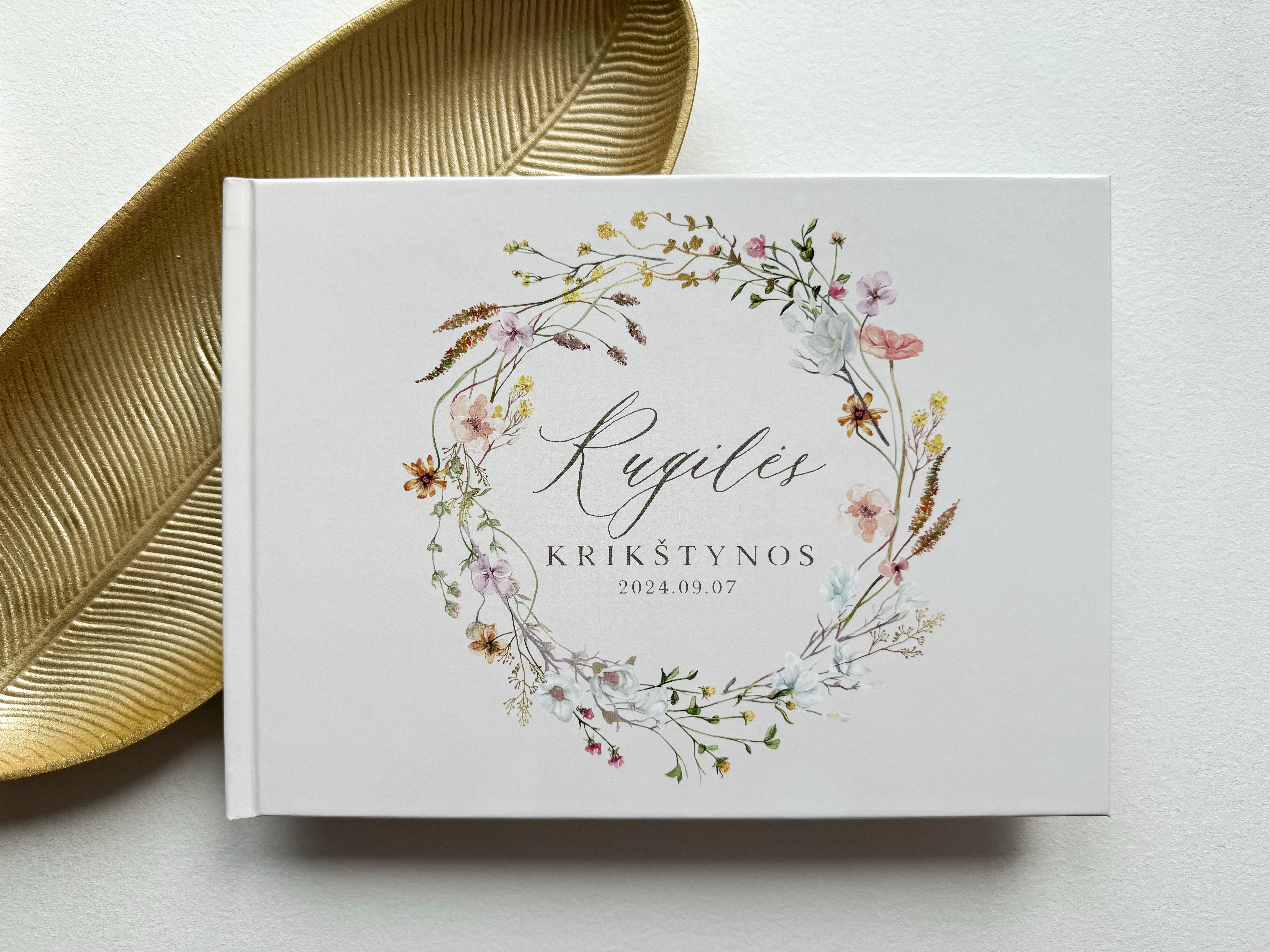 Palinkėjimų knyga "LAUKŲ GĖLĖ" | 28x20cm