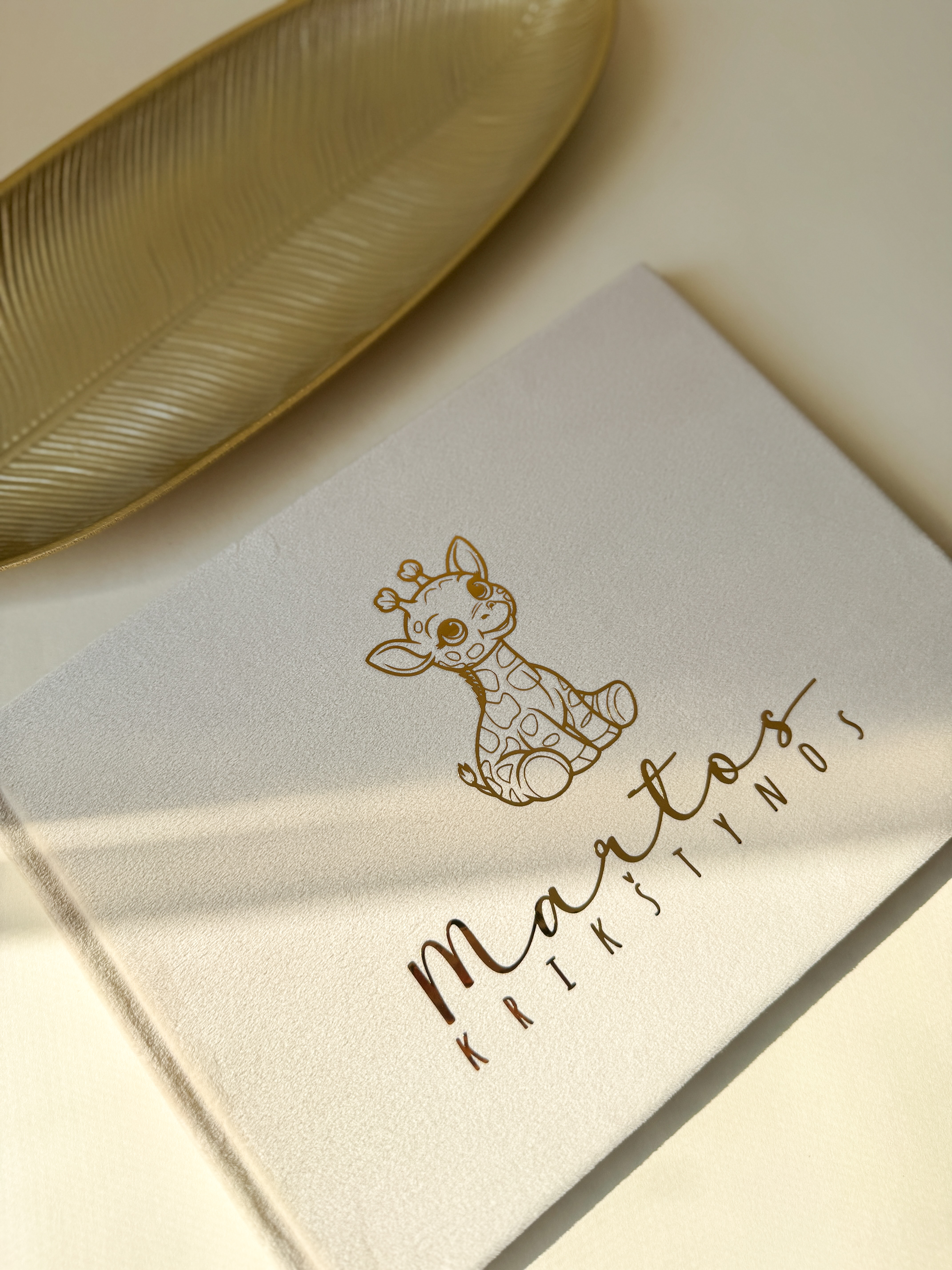 Palinkėjimų knyga "MAŽOJI ŽIRAFA" | 28x20cm