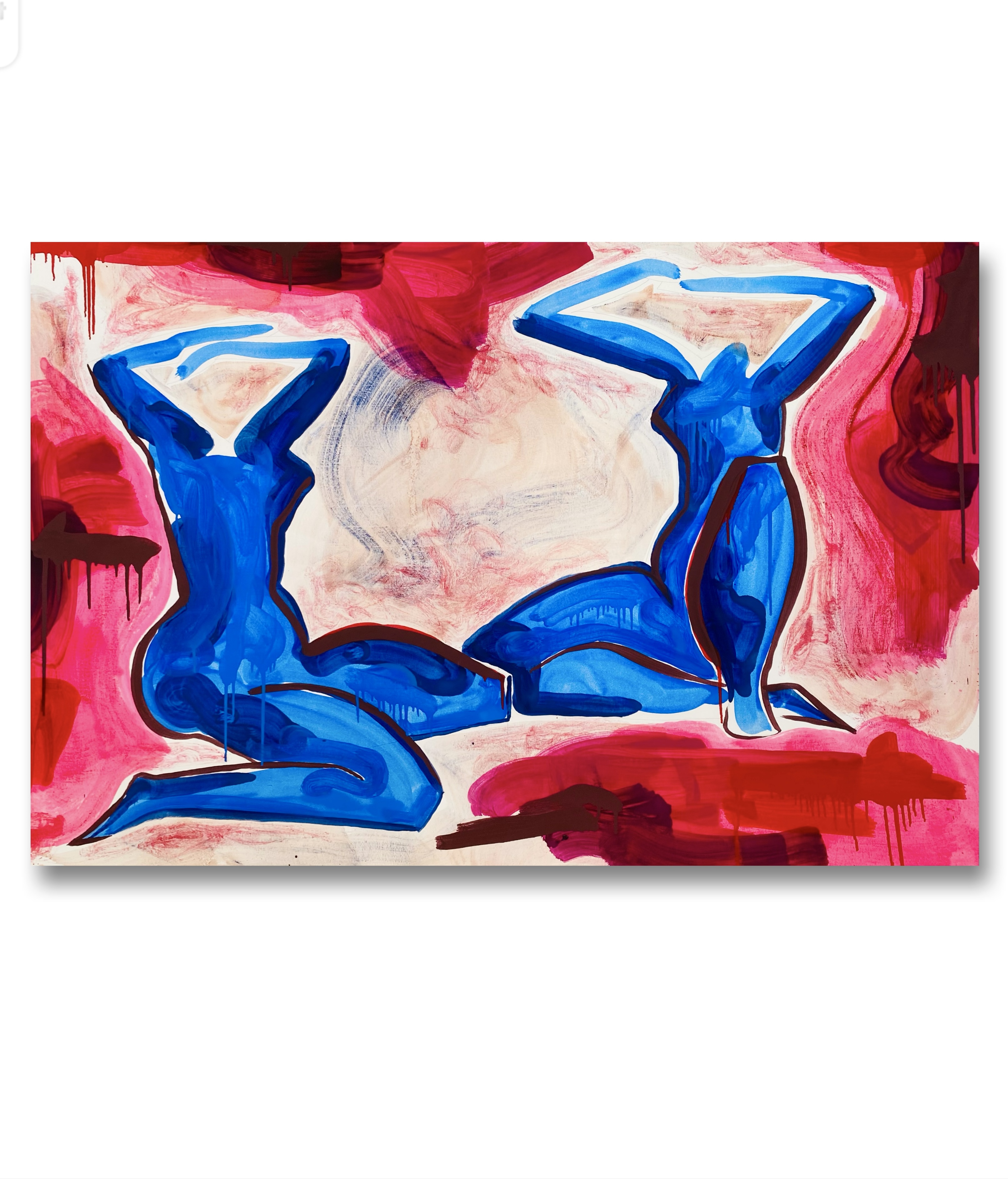 tableaux "deux soeurs bleues"
