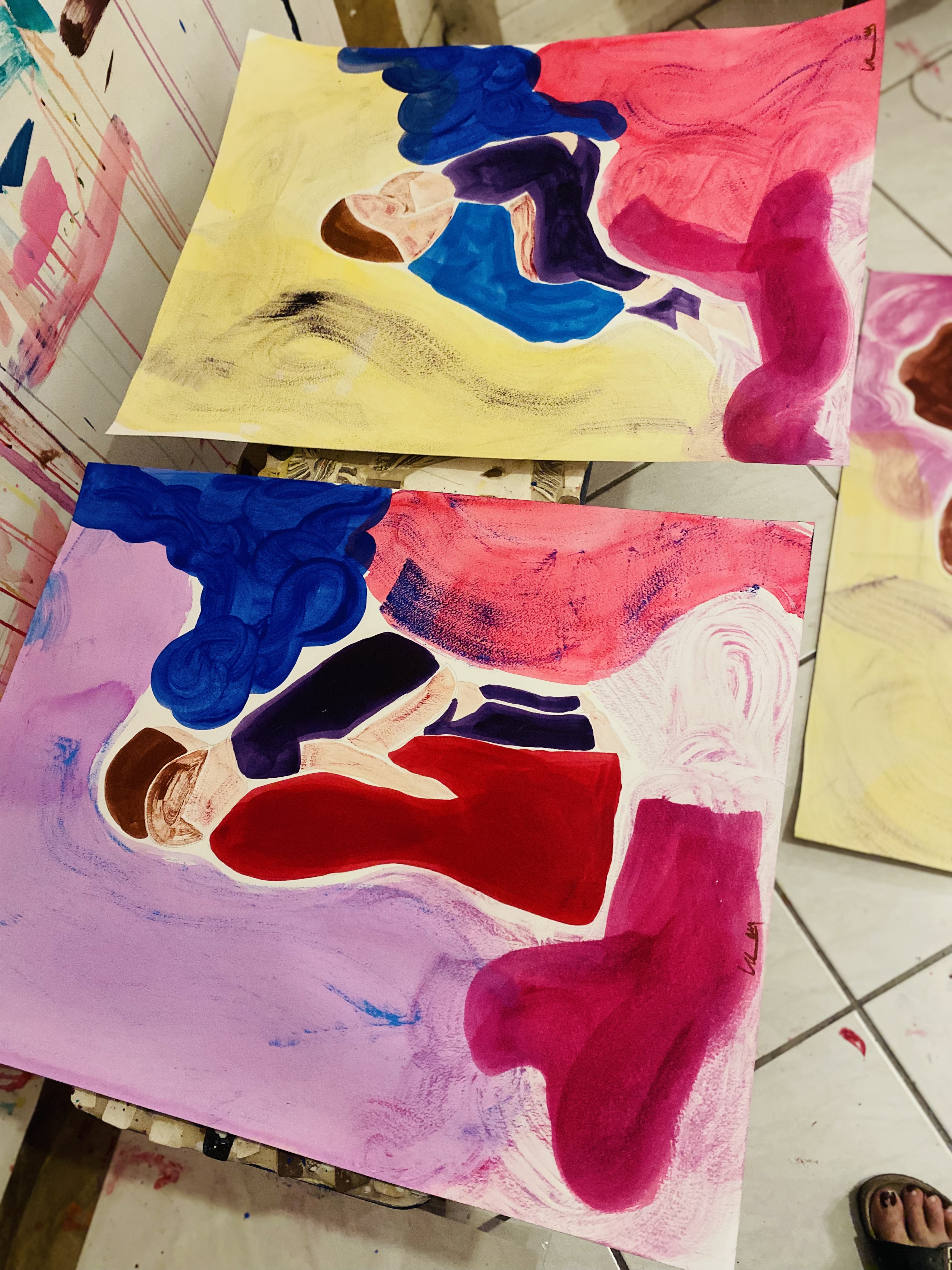 peinture "mother" 4 modèles 2023
