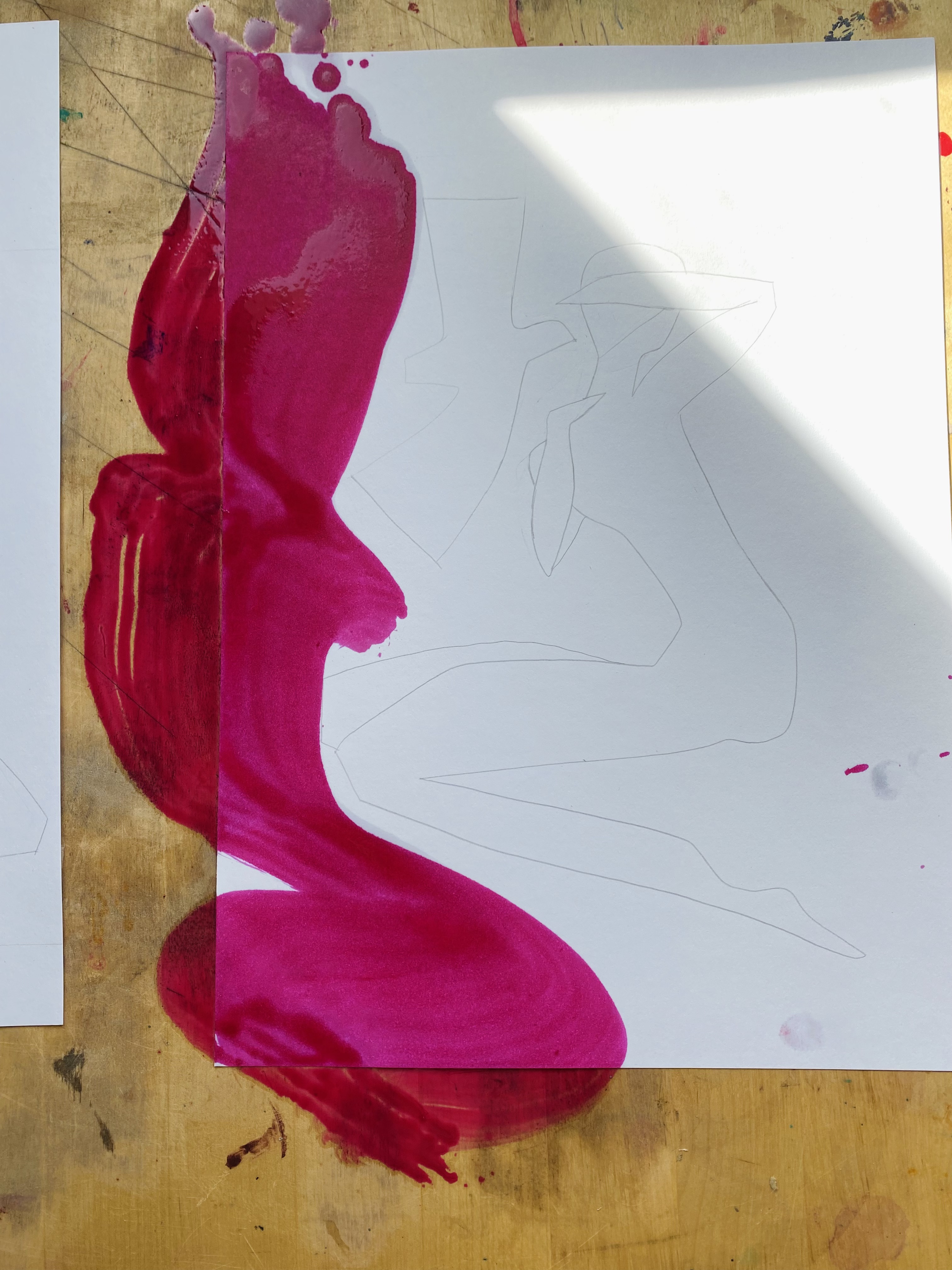 peinture à l'huile "Annonciation"