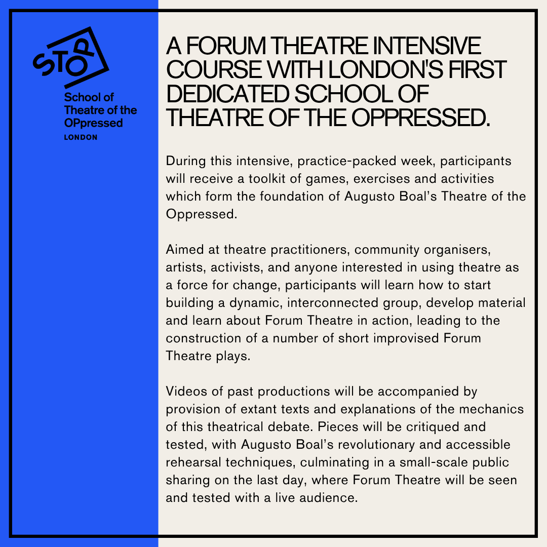 Forum Theatre Intensive
