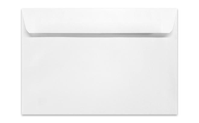 6 x 9 1/2 Booklet Envelopes with Regular Gum, 24lb. Bright White Paper