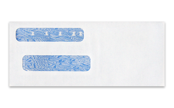 #8 Double Window Security Envelope
