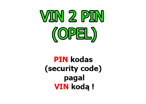 VIN2PIN