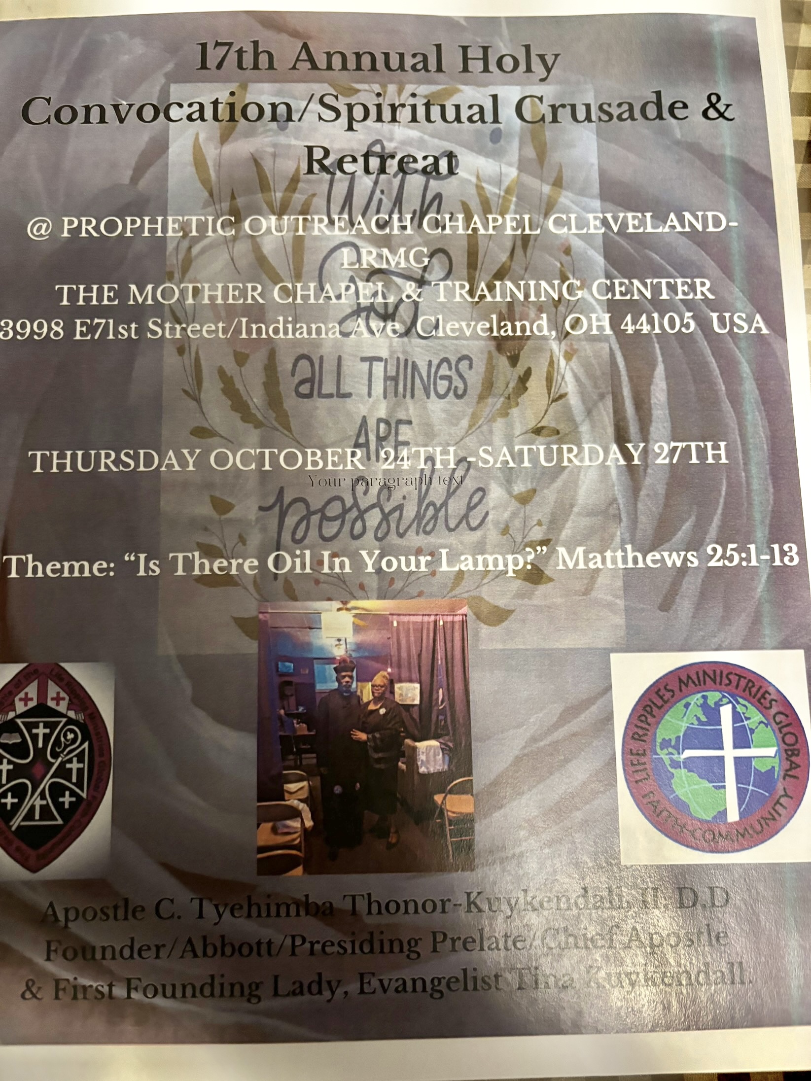 17th Annual Holy Convocation Book
