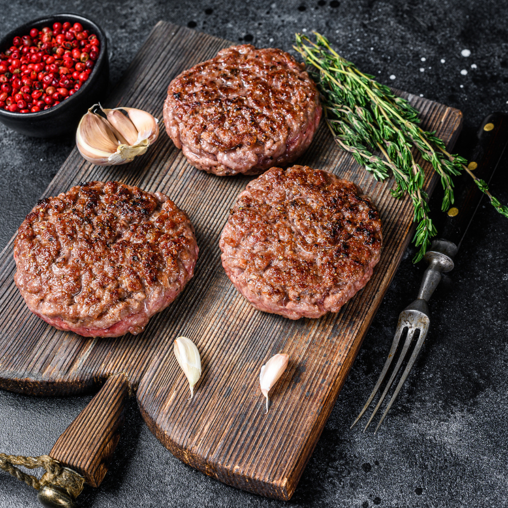 MULTI AWARD WINNING Beef Brisket Quarter Pound Burger Patties