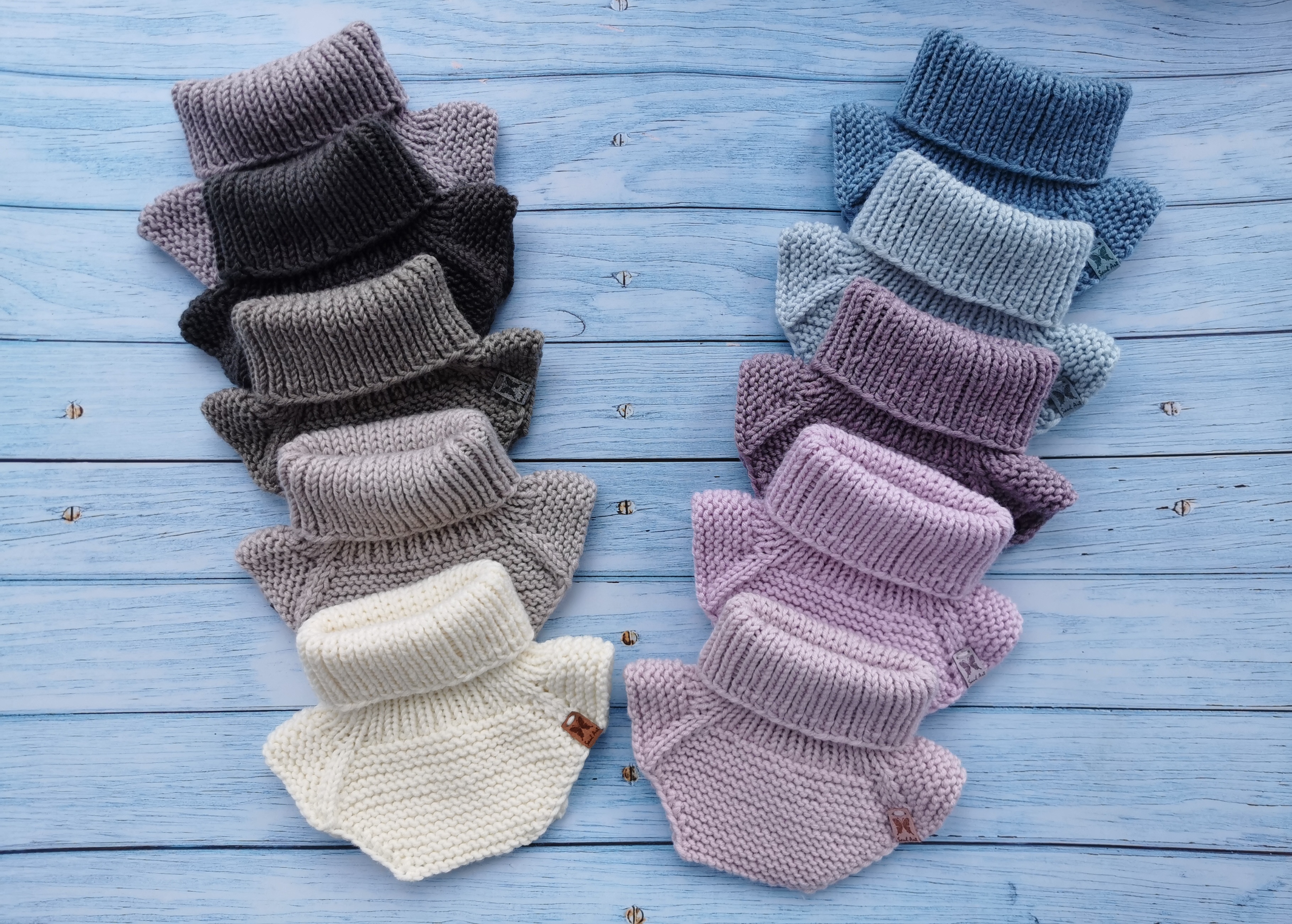 Merino vilnos užmaunamas kakliuko šildukas