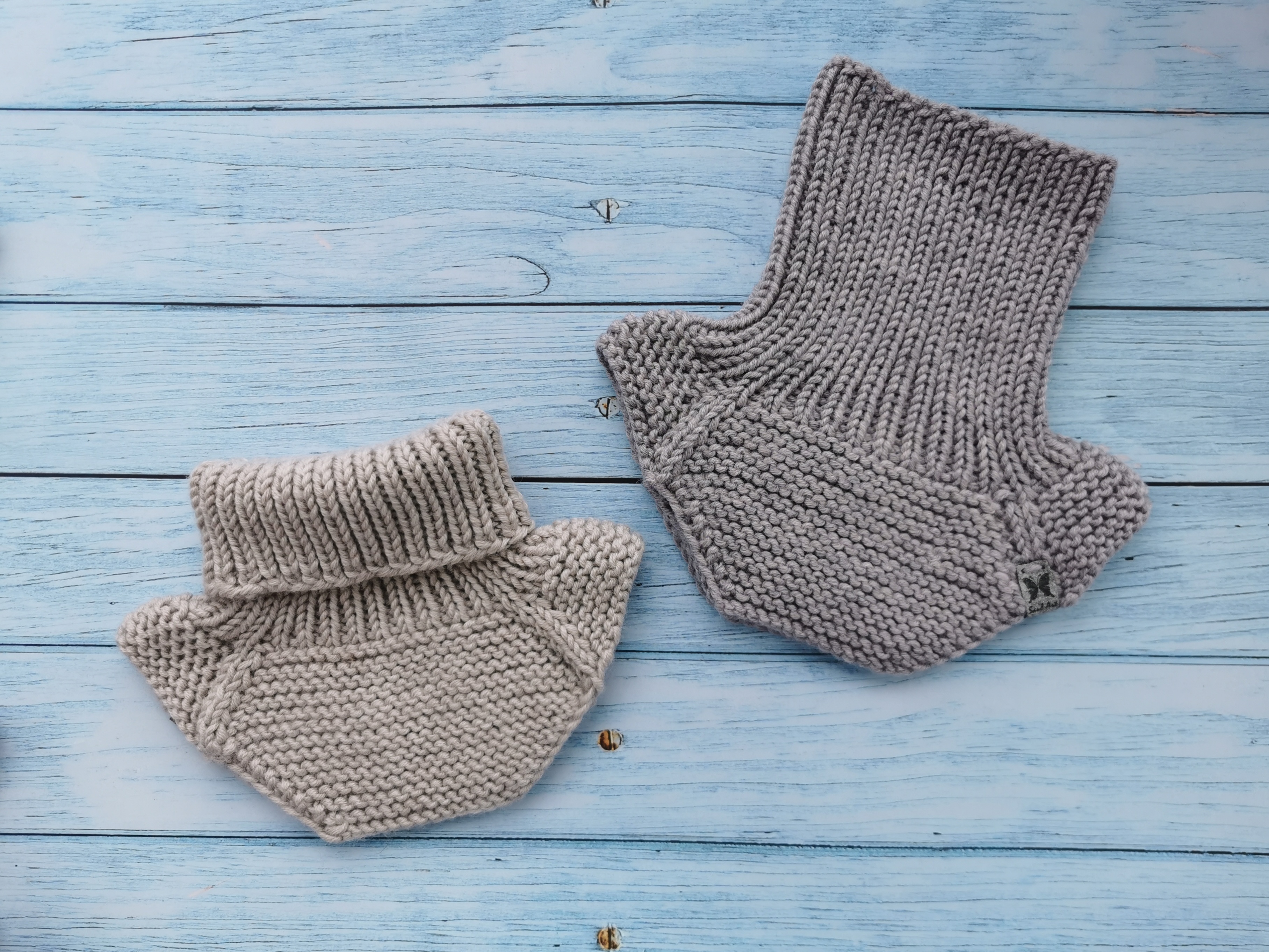 Merino vilnos užmaunamas kakliuko šildukas