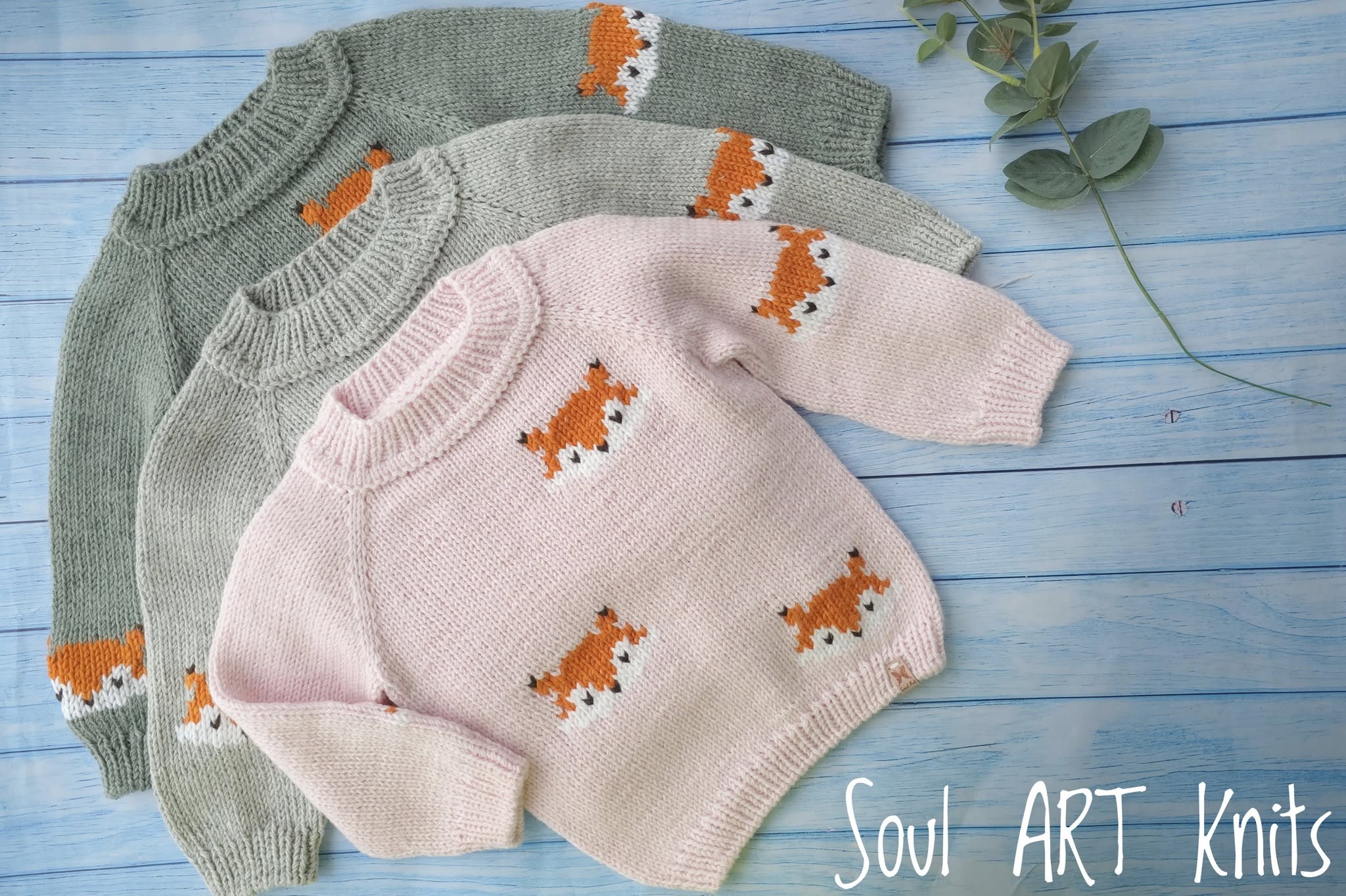 Merino vilnos megztukas "Little Foxy"