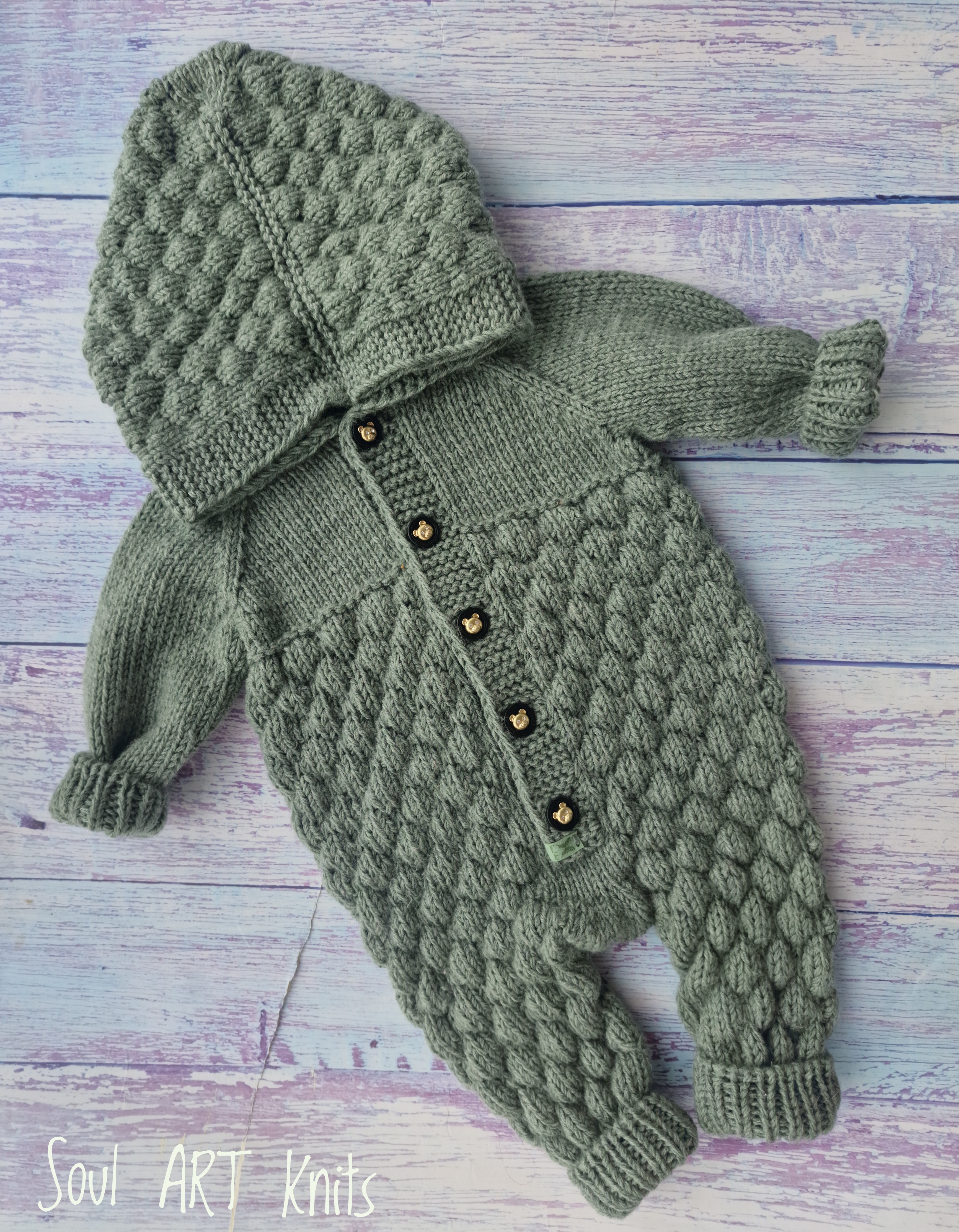 Kombinezonas su kapišonu/be kapišono "Bubble"