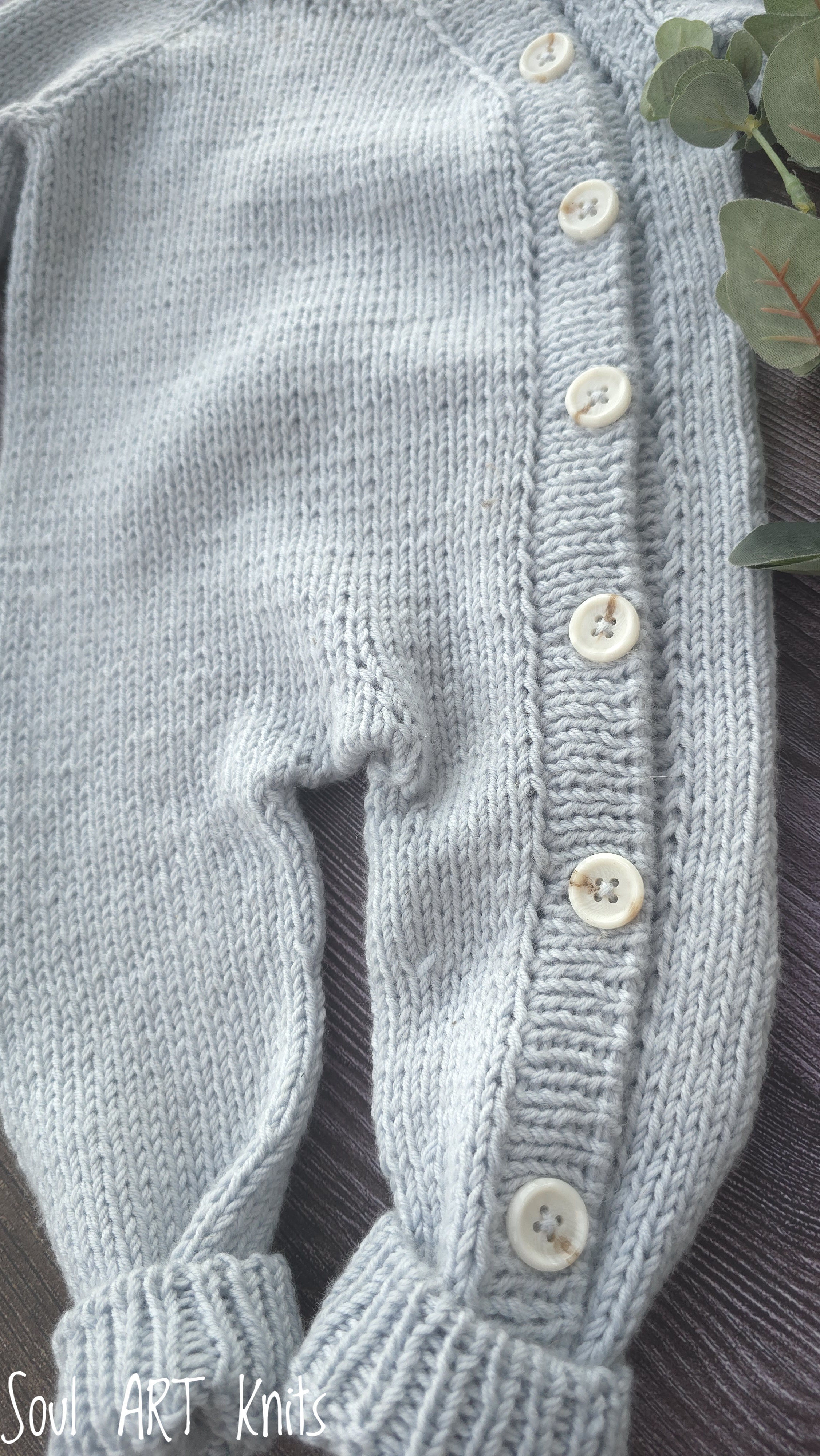 Merino kombinezonas su užsegimu