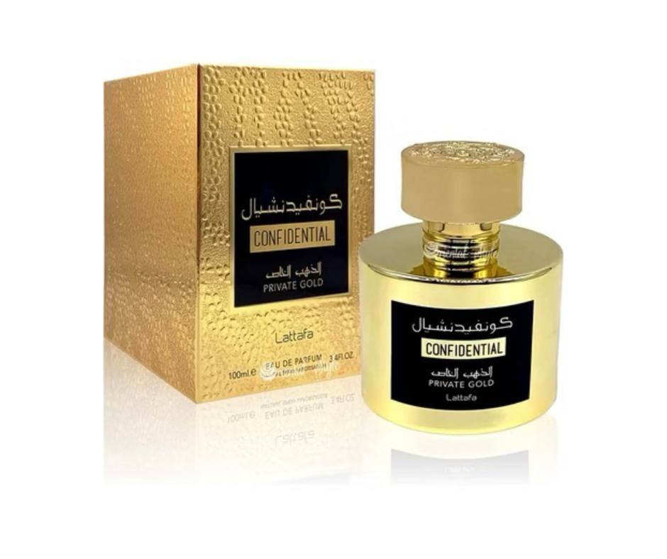 Lattafa Confidential Gold unisex kvepalai