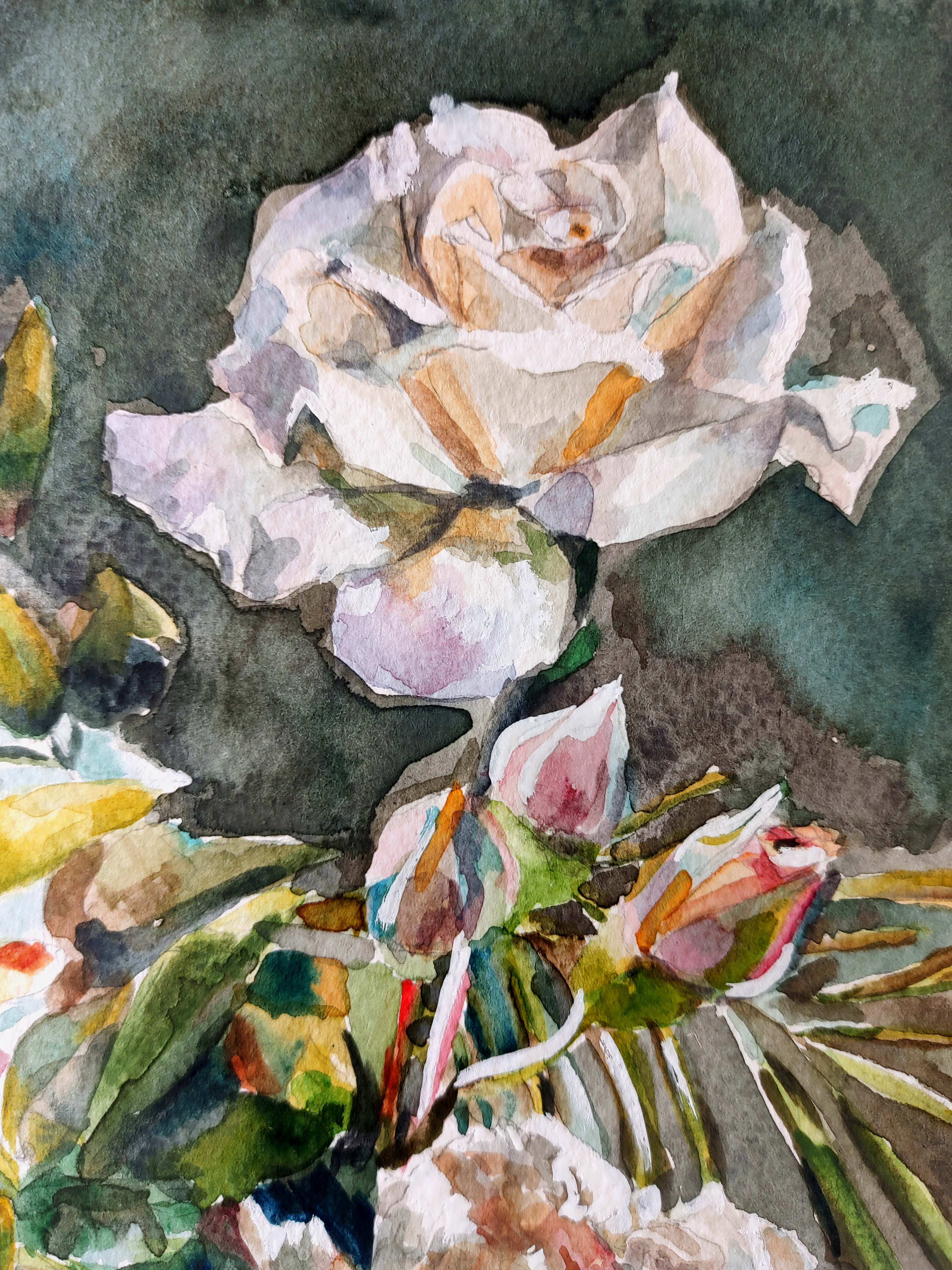 "Rose" Vertical Print