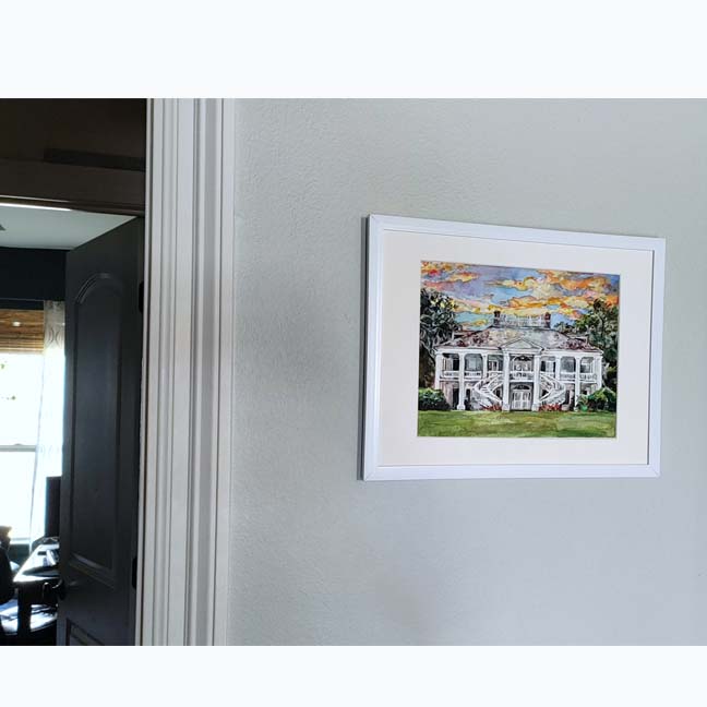 "Evergreen Plantation" Art Print