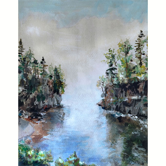 "To the Sea" Vertical Print