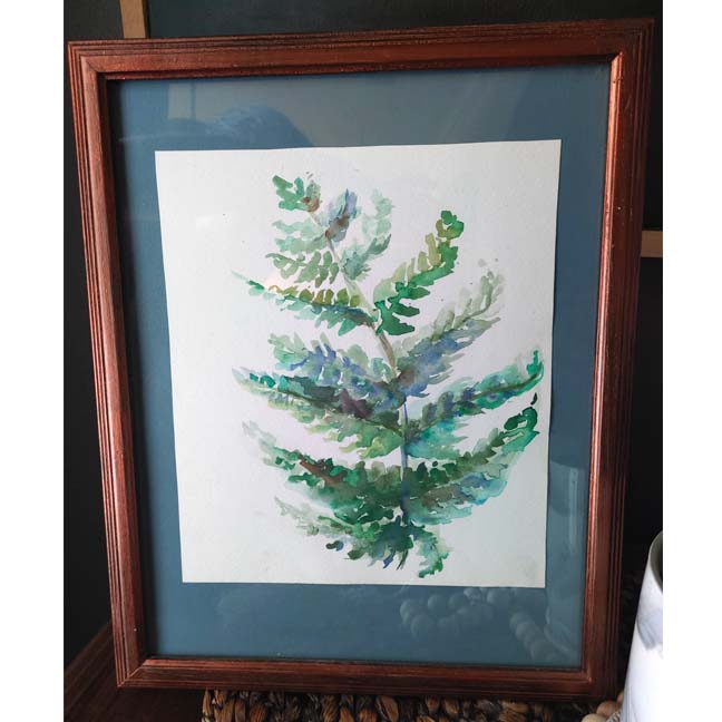 "Leaf" Watercolor Painting