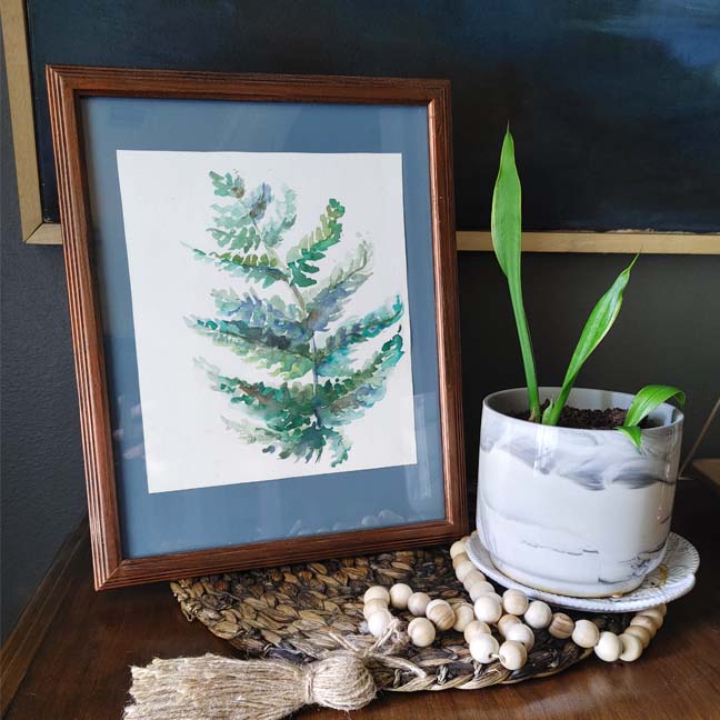 "Leaf" Watercolor Painting