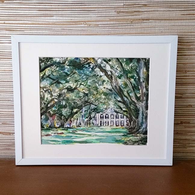 "Oak Alley" Art Print