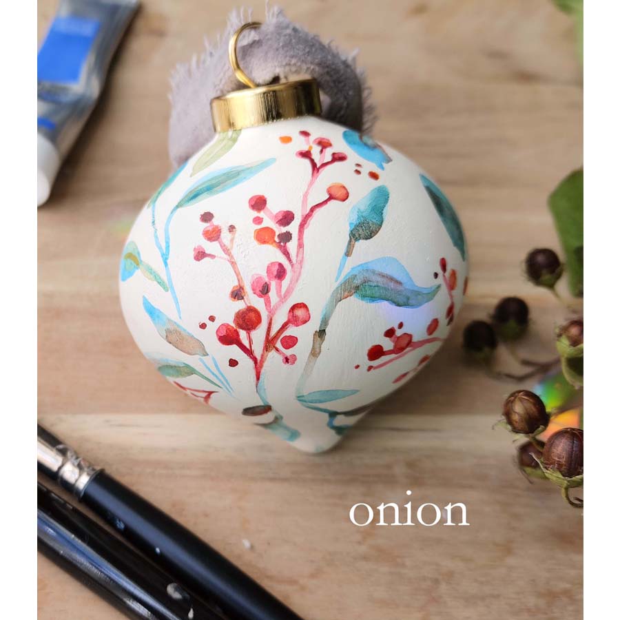 "Frost Berry" Ceramic Ornament